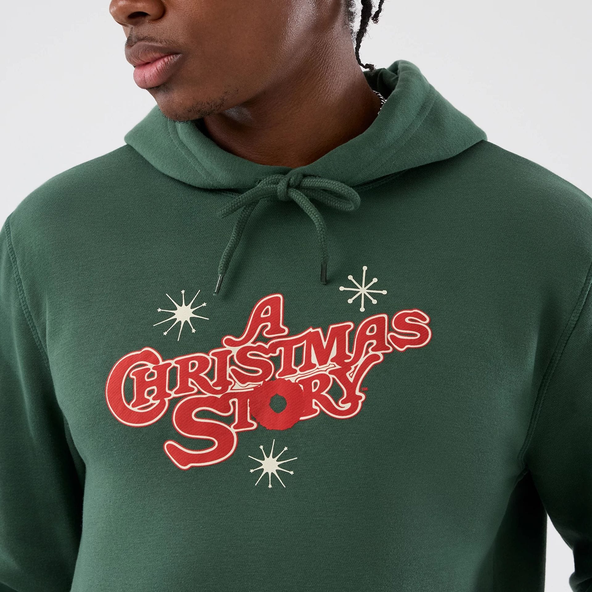 A Christmas Story Major Award Dark Green Pullover Hoodie - Image 3