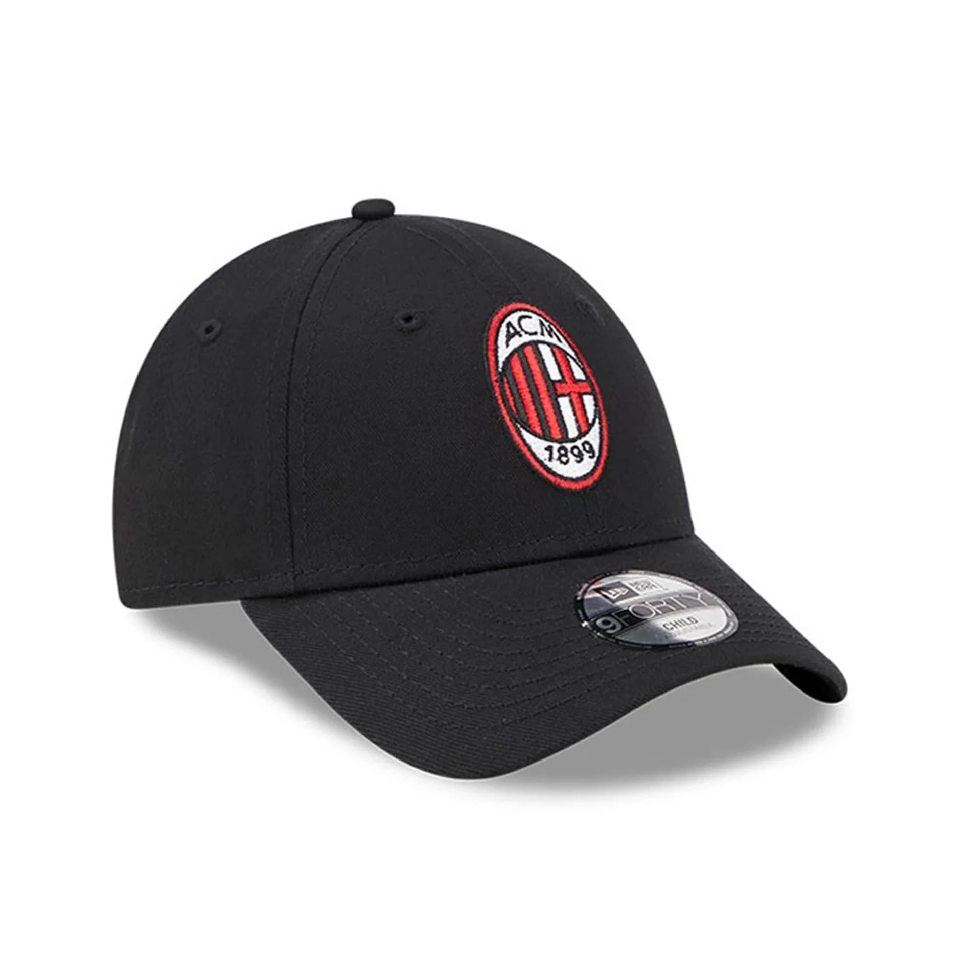 AC Milan Child Black 9FORTY Adjustable Cap - Image 3
