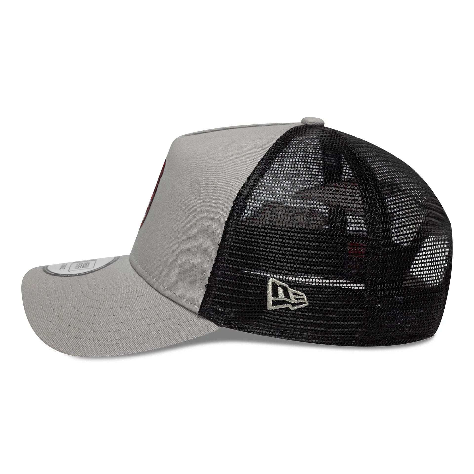 AC Milan Patch Grey 9FORTY A-Frame Trucker Cap - Image 6