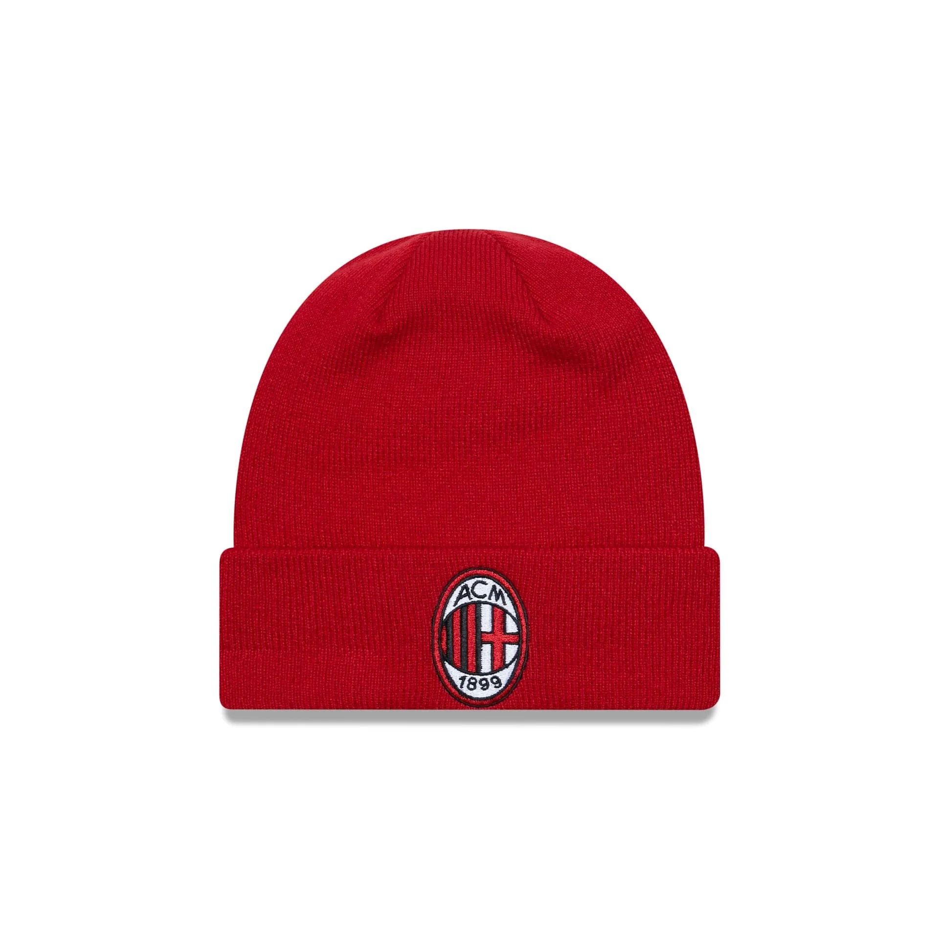 AC Milan Red Cuff Knit Beanie Hat - Image 3