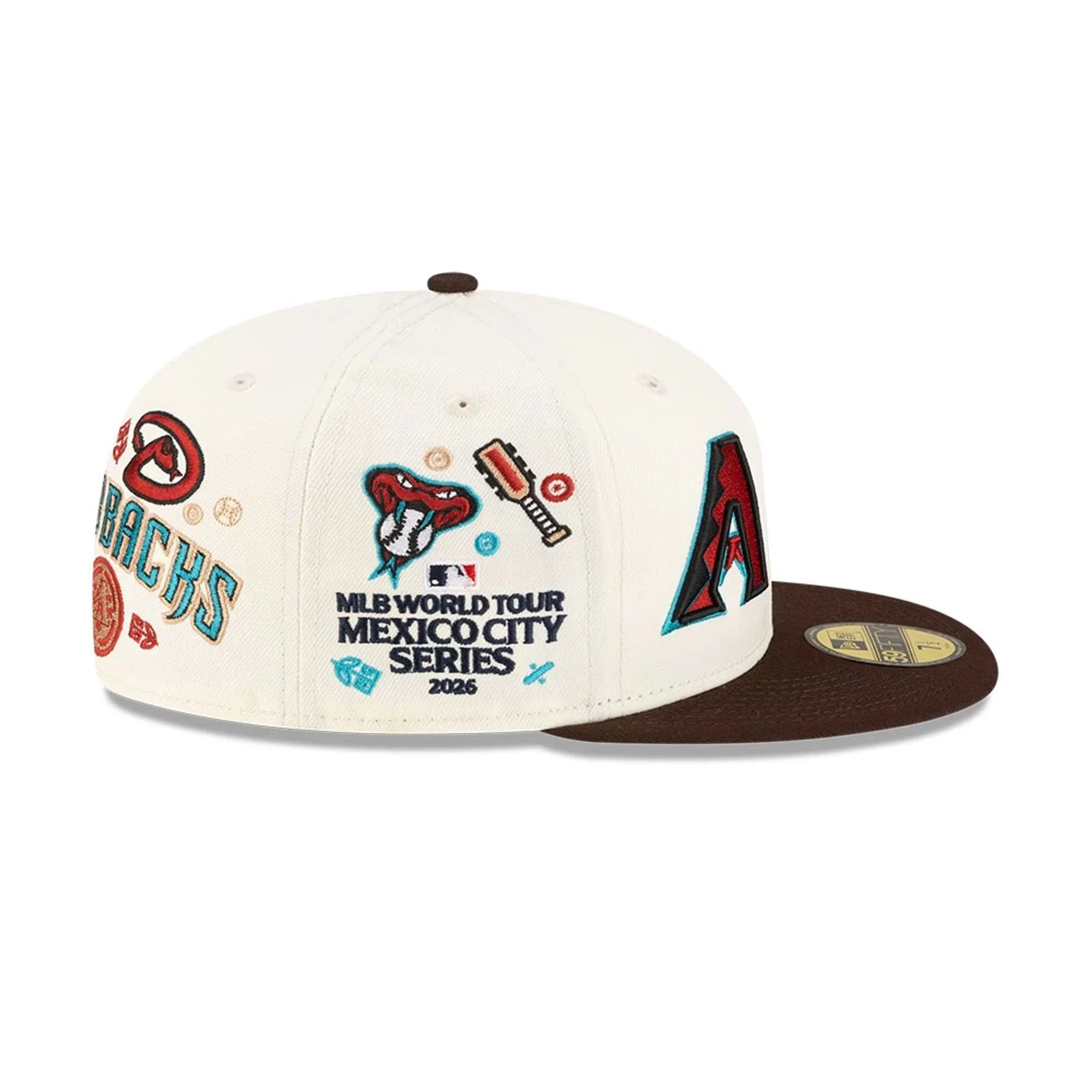 All Over MLB Mexico City Series 2026 White 59FIFTY Fitted Cap - Image 7