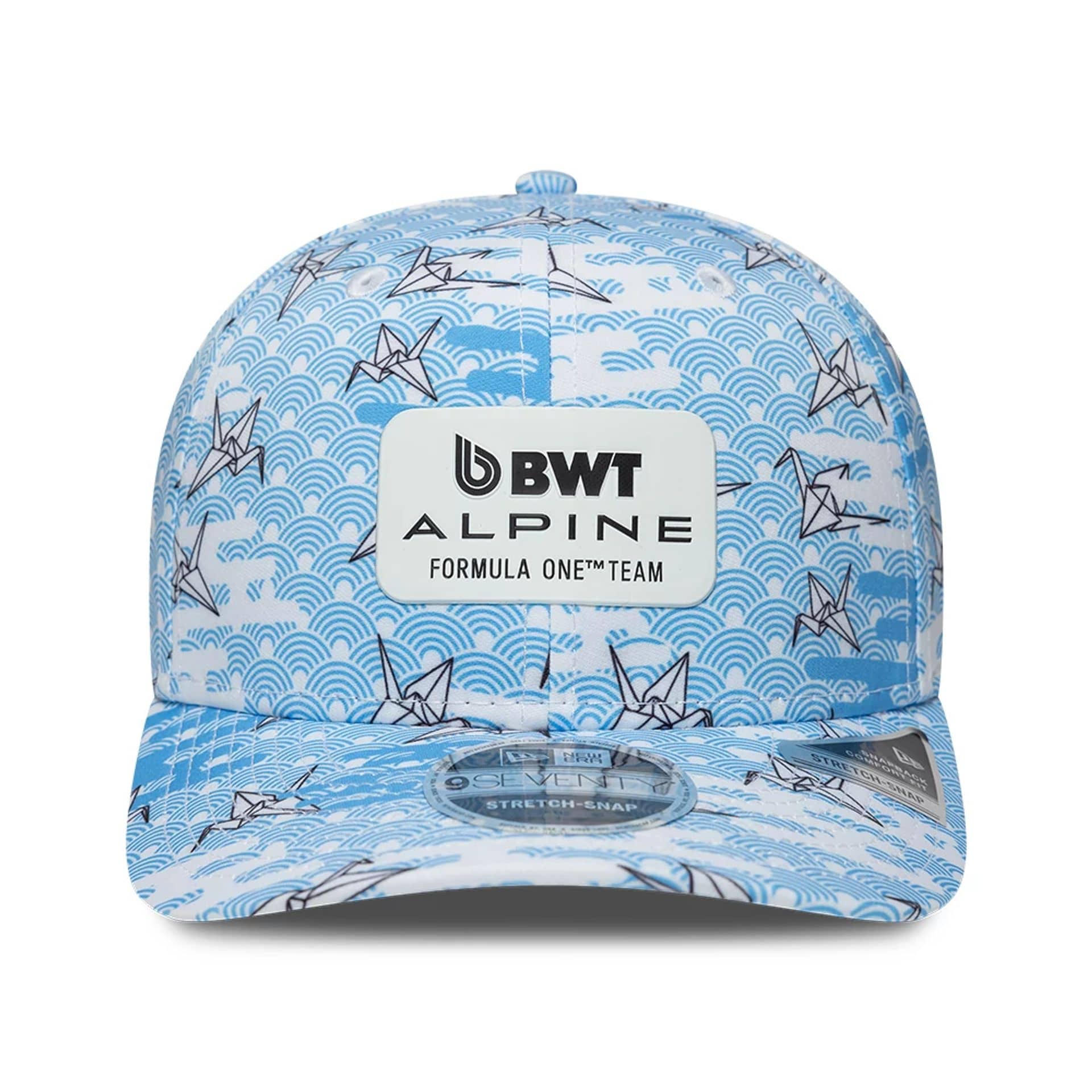 Alpine Racing Japan Race Special White 9SEVENTY Stretch Snap Adjustable Cap - Image 3
