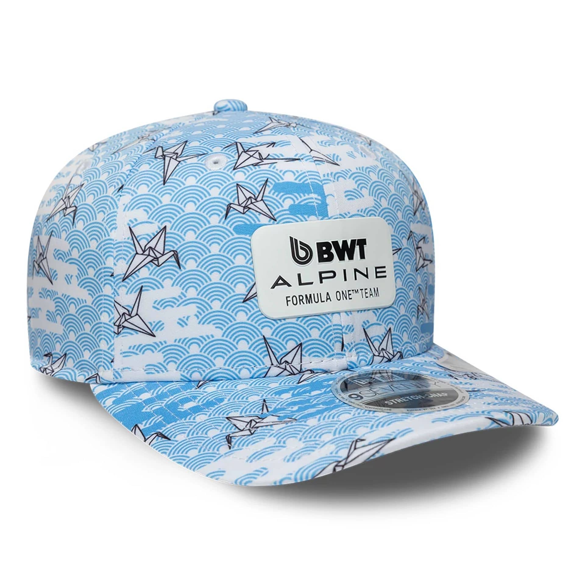 Alpine Racing Japan Race Special White 9SEVENTY Stretch Snap Adjustable Cap - Image 4