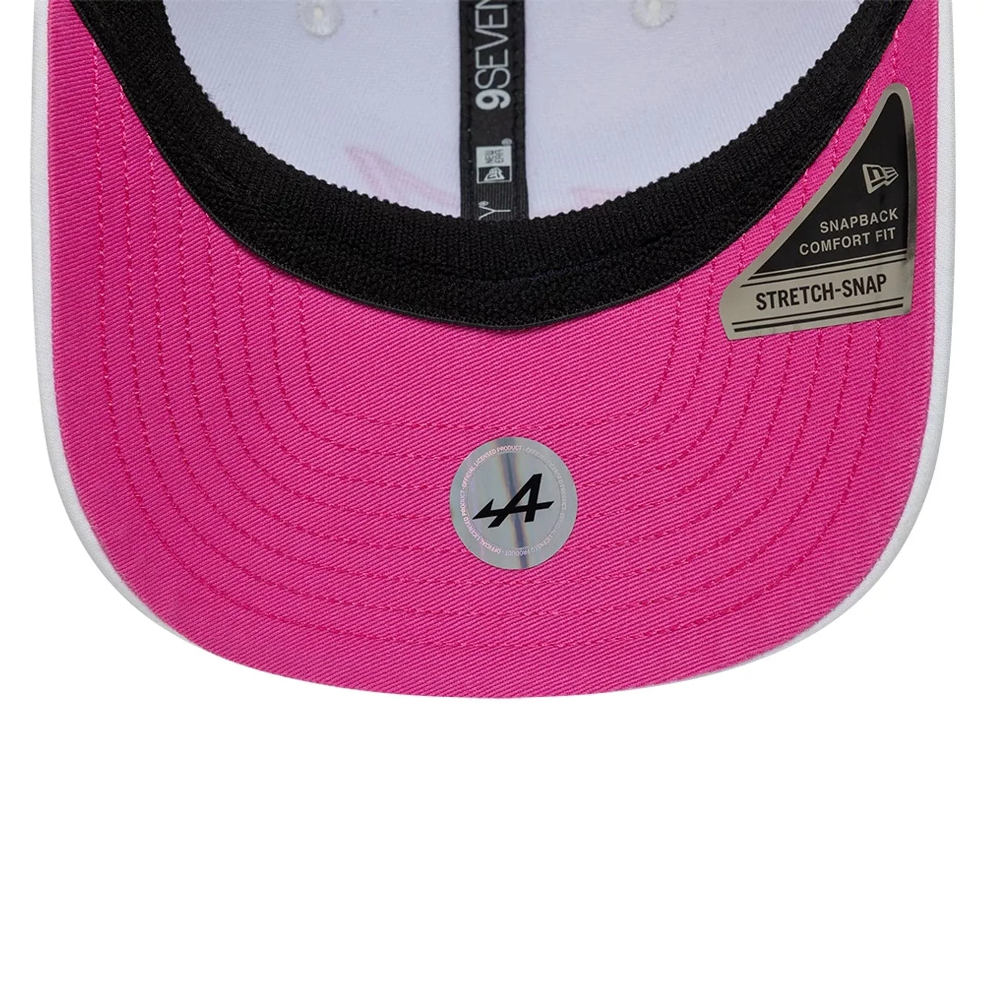 Alpine Racing Pierre Gasly Miami Race Special White 9SEVENTY Stretch Snap Adjustable Cap - Image 2