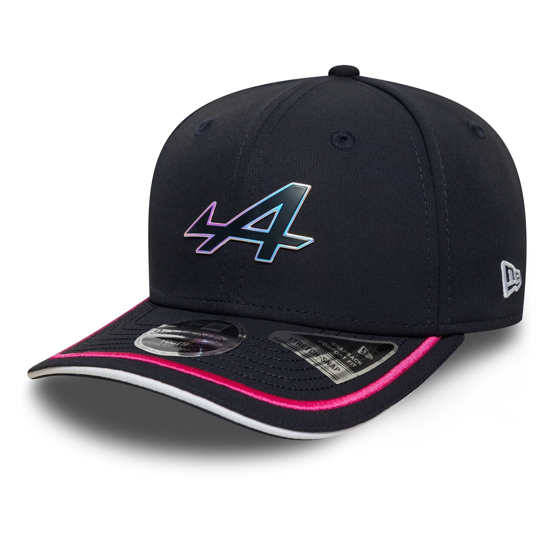 Alpine Racing Youth Replica Team Navy 9SEVENTY Stretch Snap Adjustable Cap - Image 3