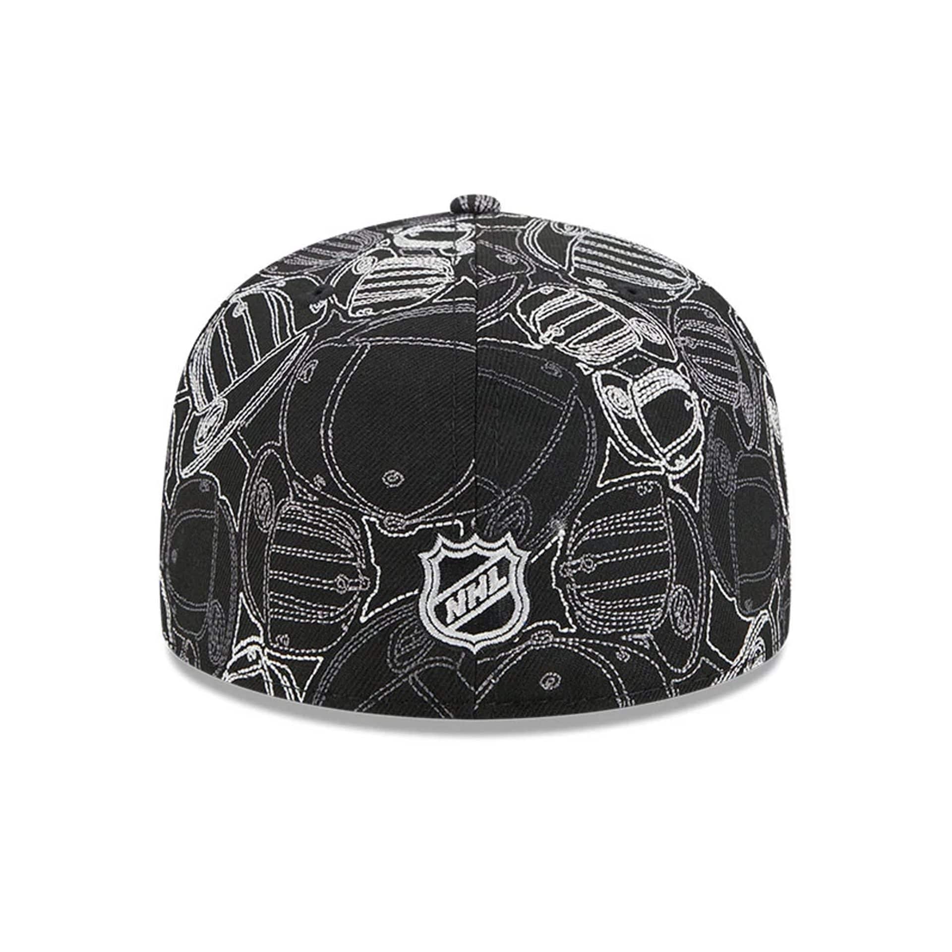 Anaheim Ducks NHL Cap Scramble Black 59FIFTY Fitted Cap - Image 5
