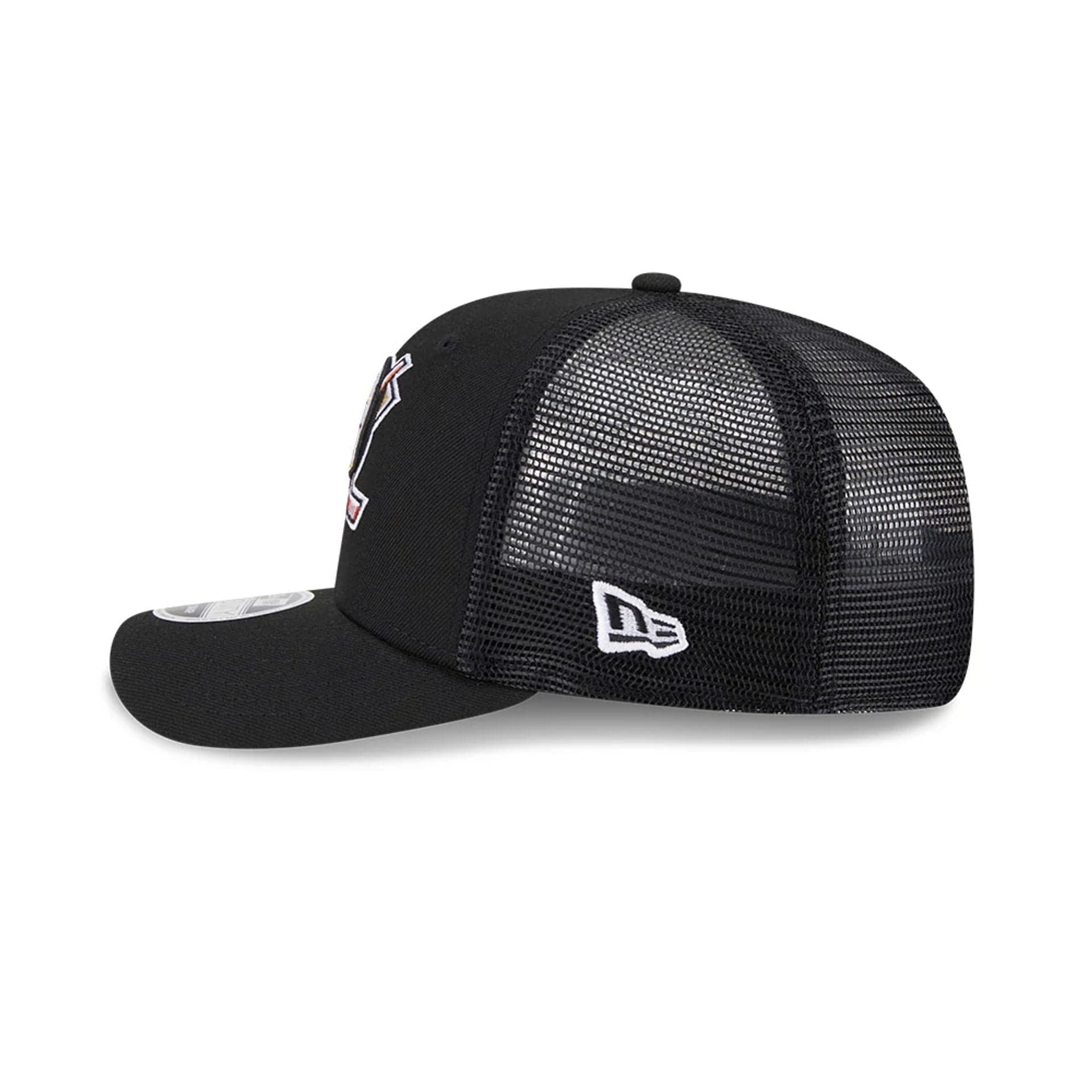 Anaheim Ducks NHL Evergreen Black 9SEVENTY Stretch Snap Adjustable Cap - Image 5