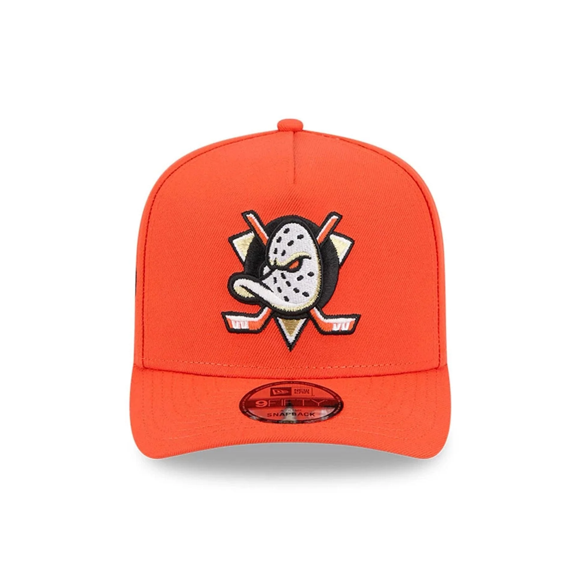 Anaheim Ducks NHL Evergreen Orange 9FIFTY A-Frame Snapback Adjustable Cap - Image 3