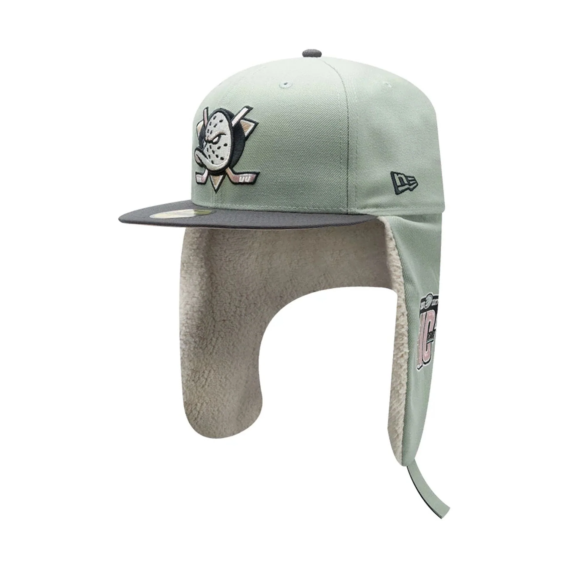 Anaheim Ducks NHL Patch Pastel Green Dogear 59FIFTY Fitted Cap - Image 8