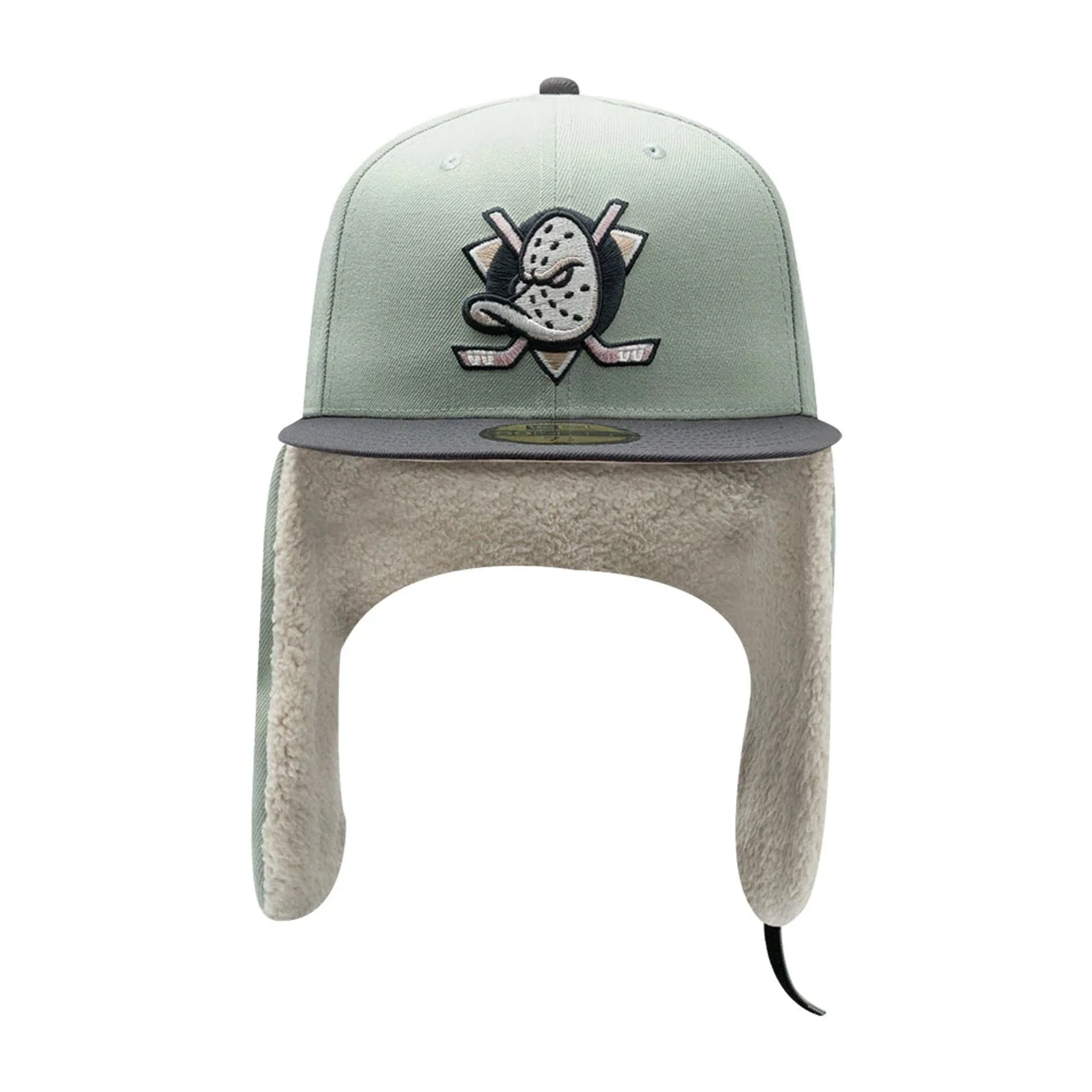 Anaheim Ducks NHL Patch Pastel Green Dogear 59FIFTY Fitted Cap - Image 9