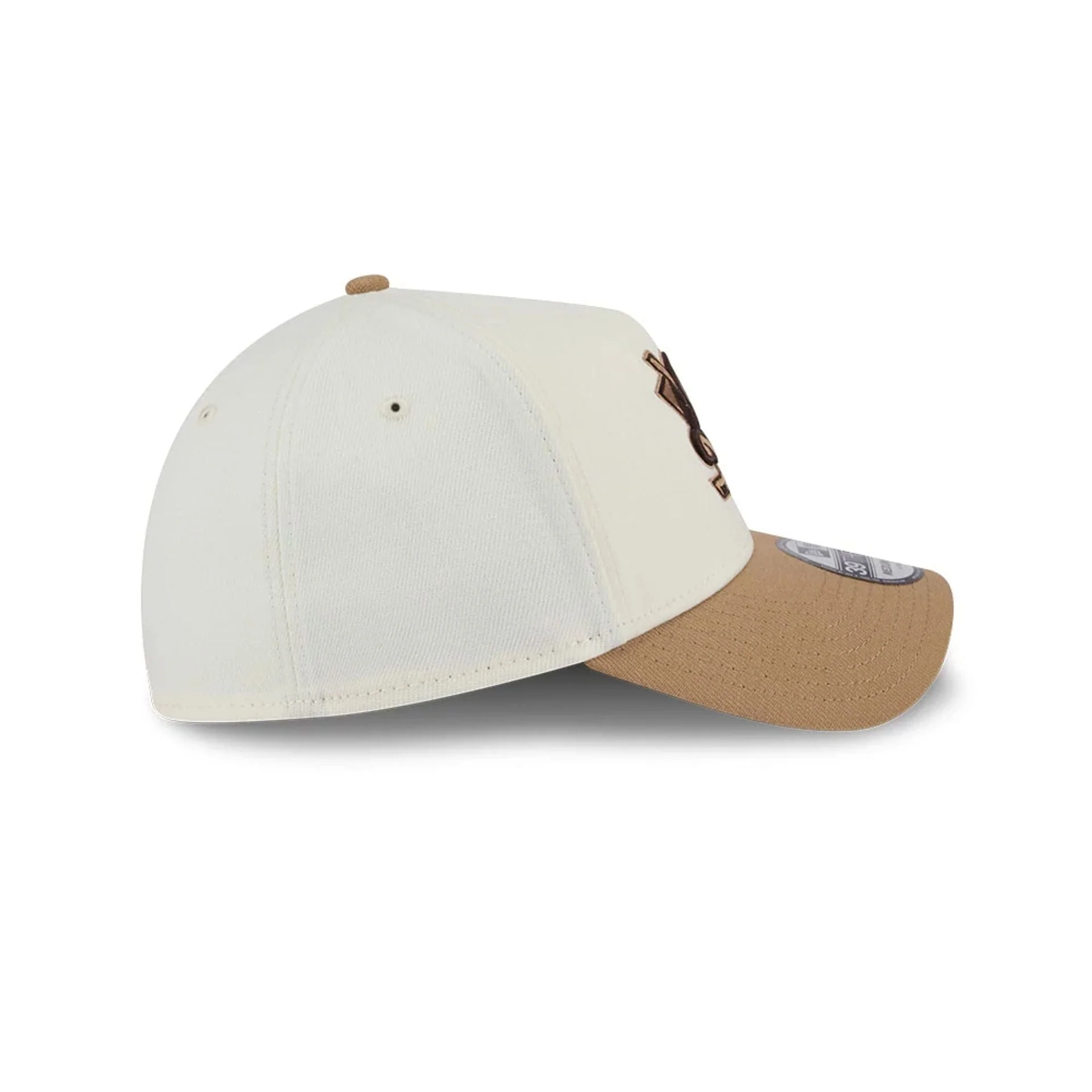 Anaheim Ducks NHL Sandy Bay White 39THIRTY A-Frame Stretch Fit Cap - Image 6