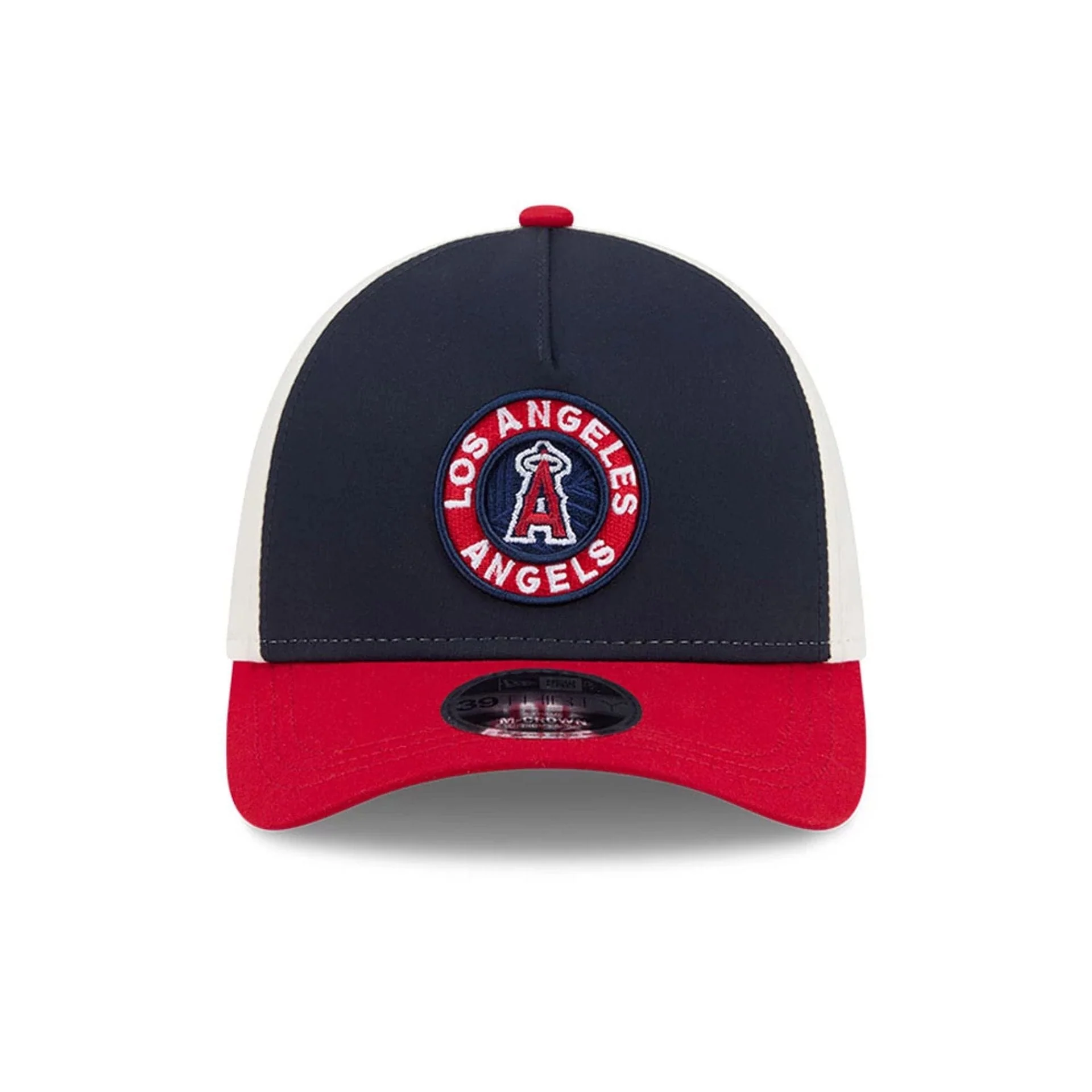 Angels MLB City Connect Navy 39THIRTY M-Crown A-Frame Stretch Fit Cap - Image 3