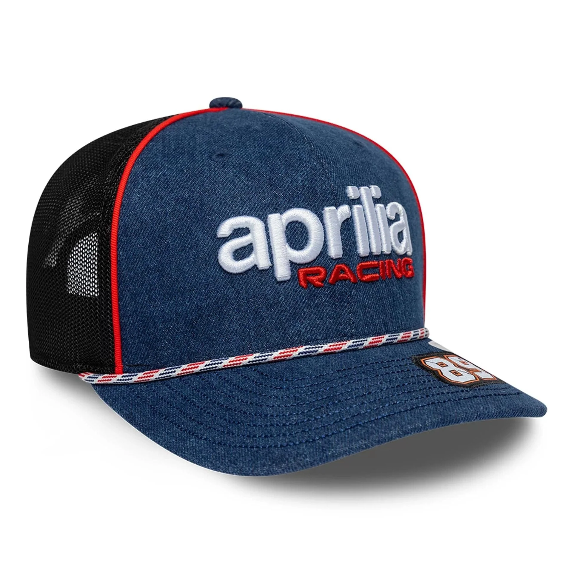 Aprilia Replica Jorge Martin Austin Race Special Blue 9SEVENTY Stretch Snap Adjustable Cap - Image 3
