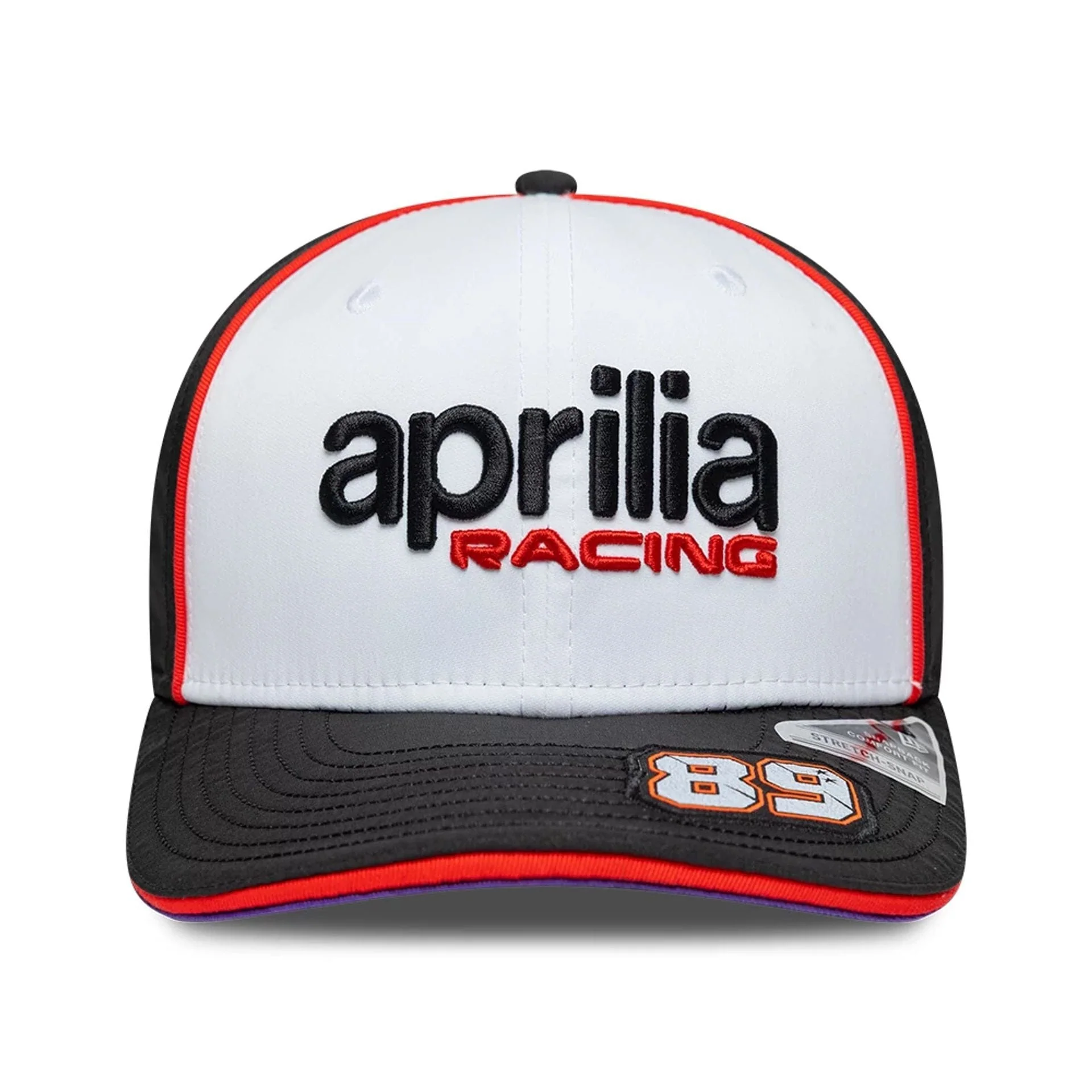 Aprilia Replica Jorge Martin White 9SEVENTY Stretch Snap Adjustable Cap - Image 3