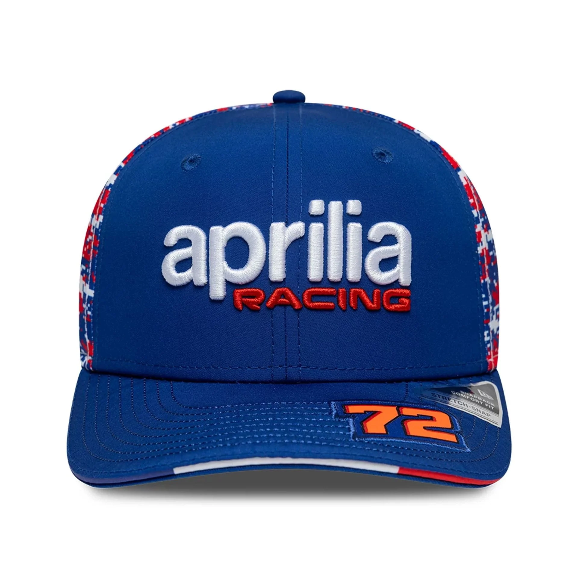 Aprilia Replica Marco Bezzecchi Le Mans Race Special Blue 9SEVENTY Stretch Snap Adjustable Cap - Image 2