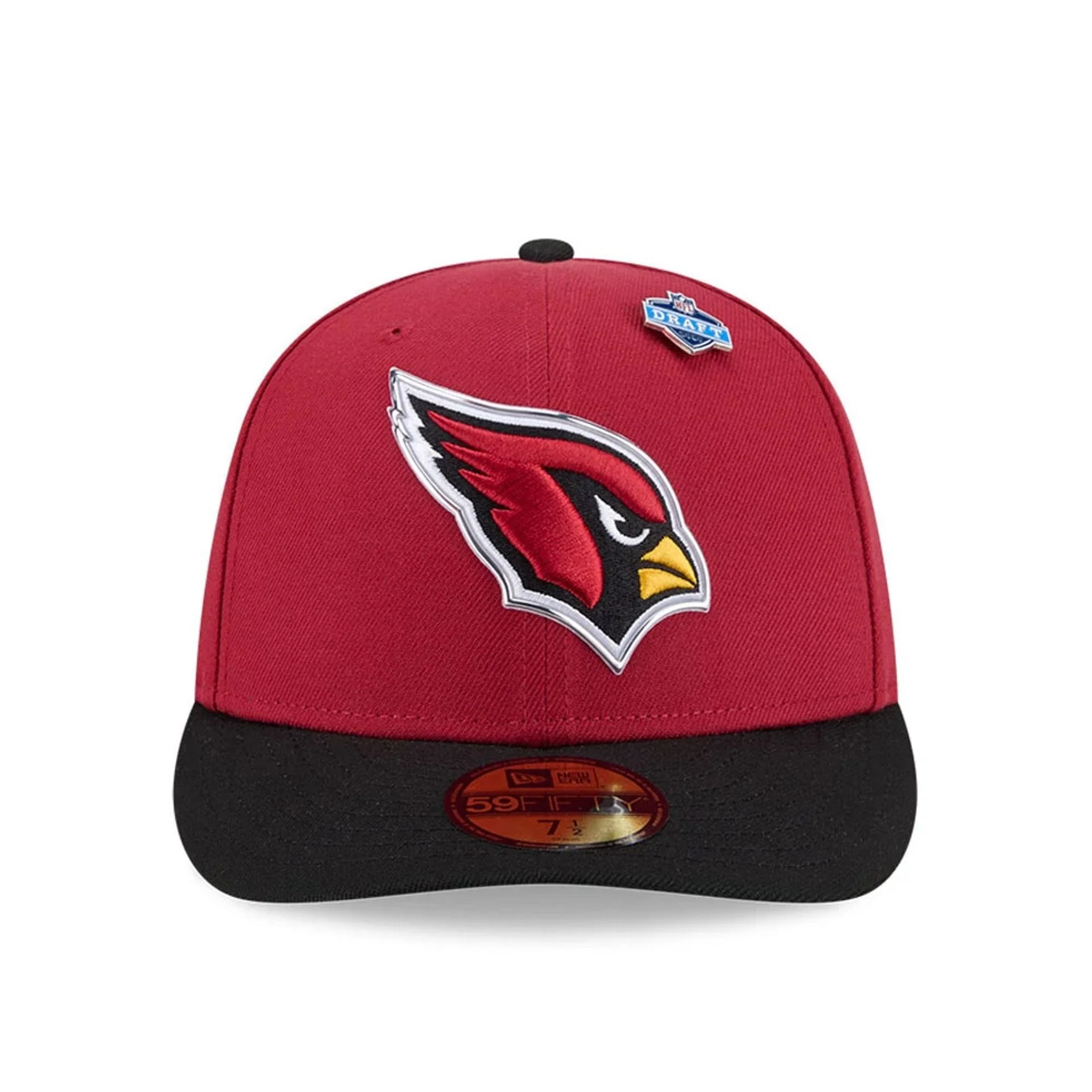 Arizona Cardinals NFL Draft 2026 Dark Red 59FIFTY Fitted Cap - Image 3