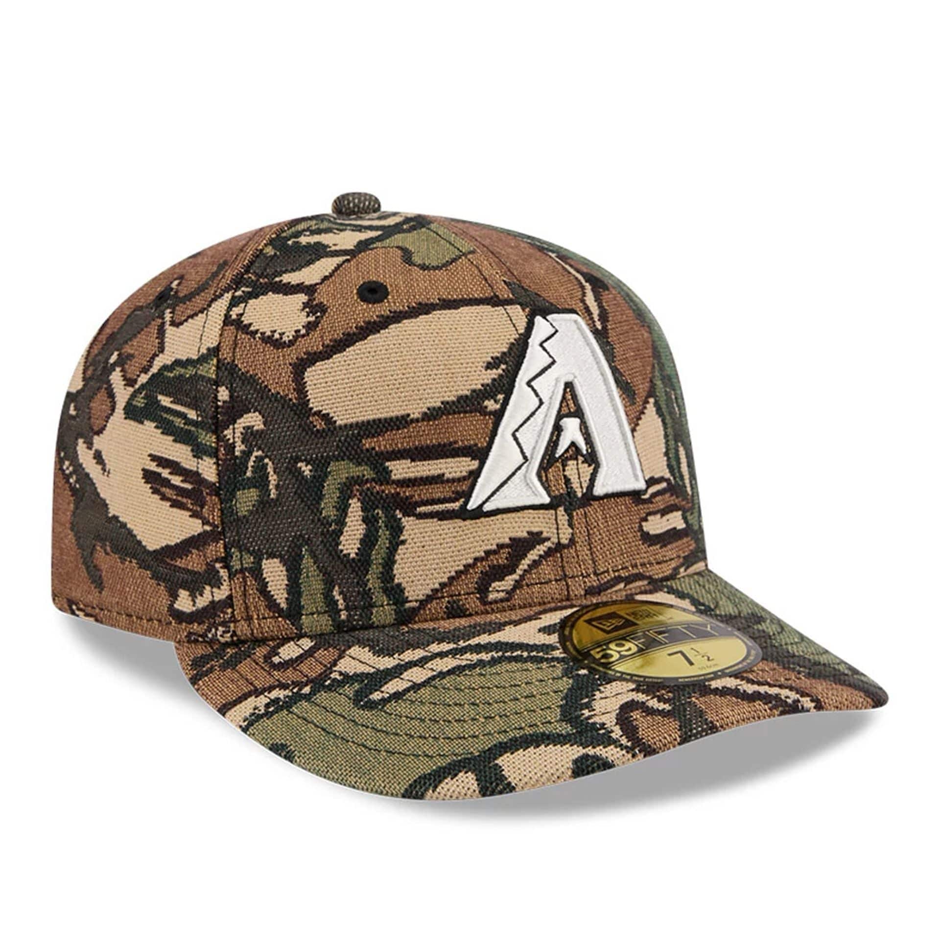Arizona Diamondbacks MLB Jacquard Camo 59FIFTY Fitted Cap - Image 4