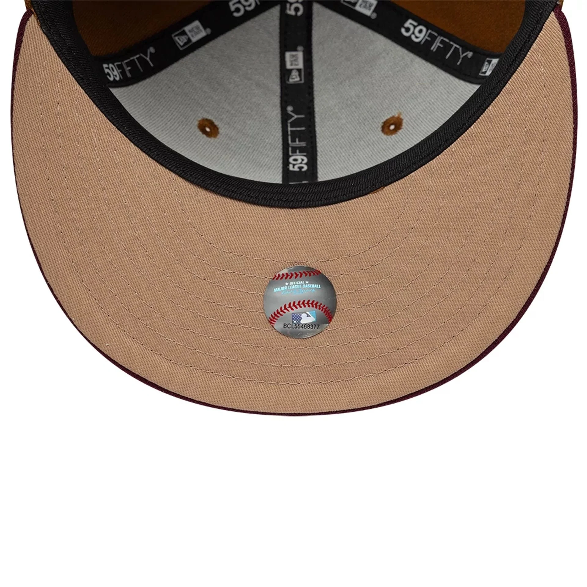 Arizona Diamondbacks MLB Mocha Mousse Dark Beige 59FIFTY Fitted Cap - Image 2