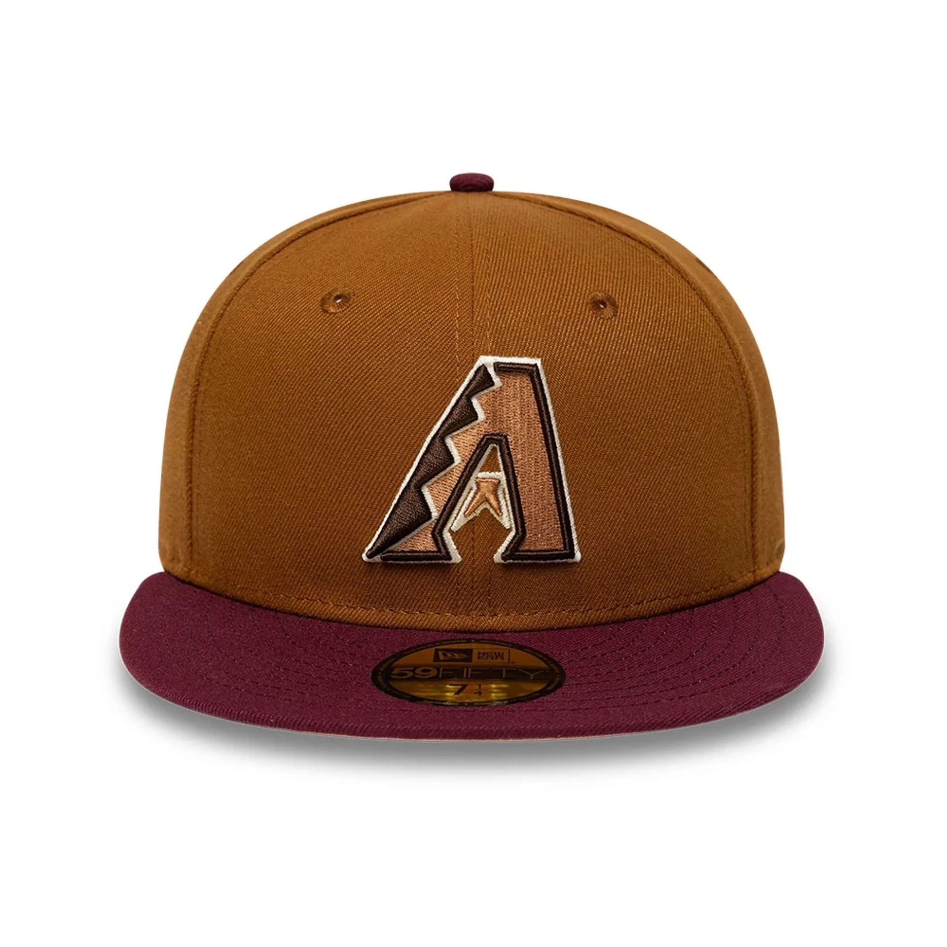 Arizona Diamondbacks MLB Mocha Mousse Dark Beige 59FIFTY Fitted Cap - Image 3