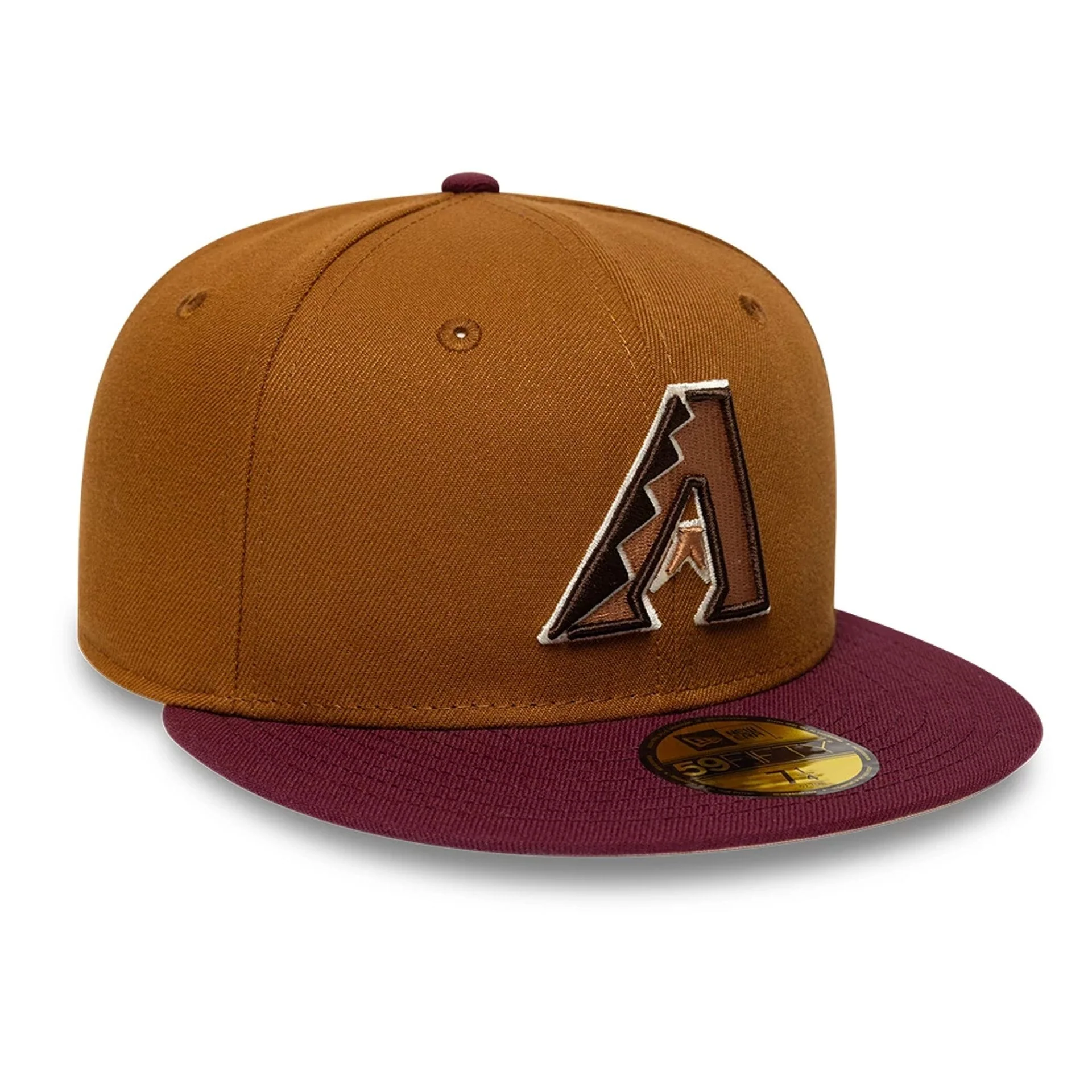 Arizona Diamondbacks MLB Mocha Mousse Dark Beige 59FIFTY Fitted Cap - Image 4