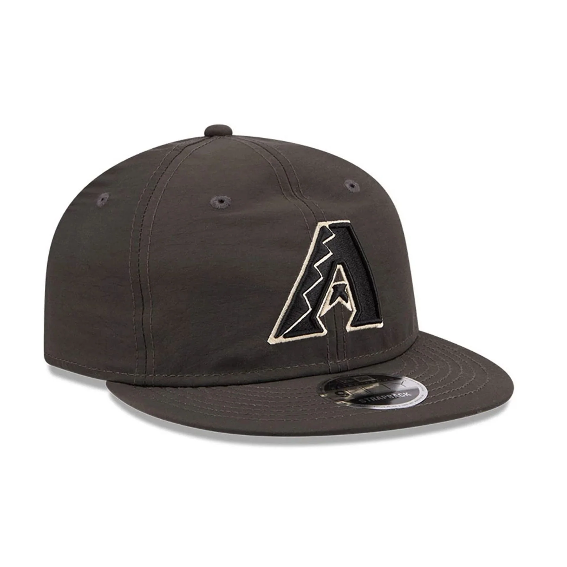 Arizona Diamondbacks MLB Nylon Black Retro Crown 9FIFTY Adjustable Cap - Image 4