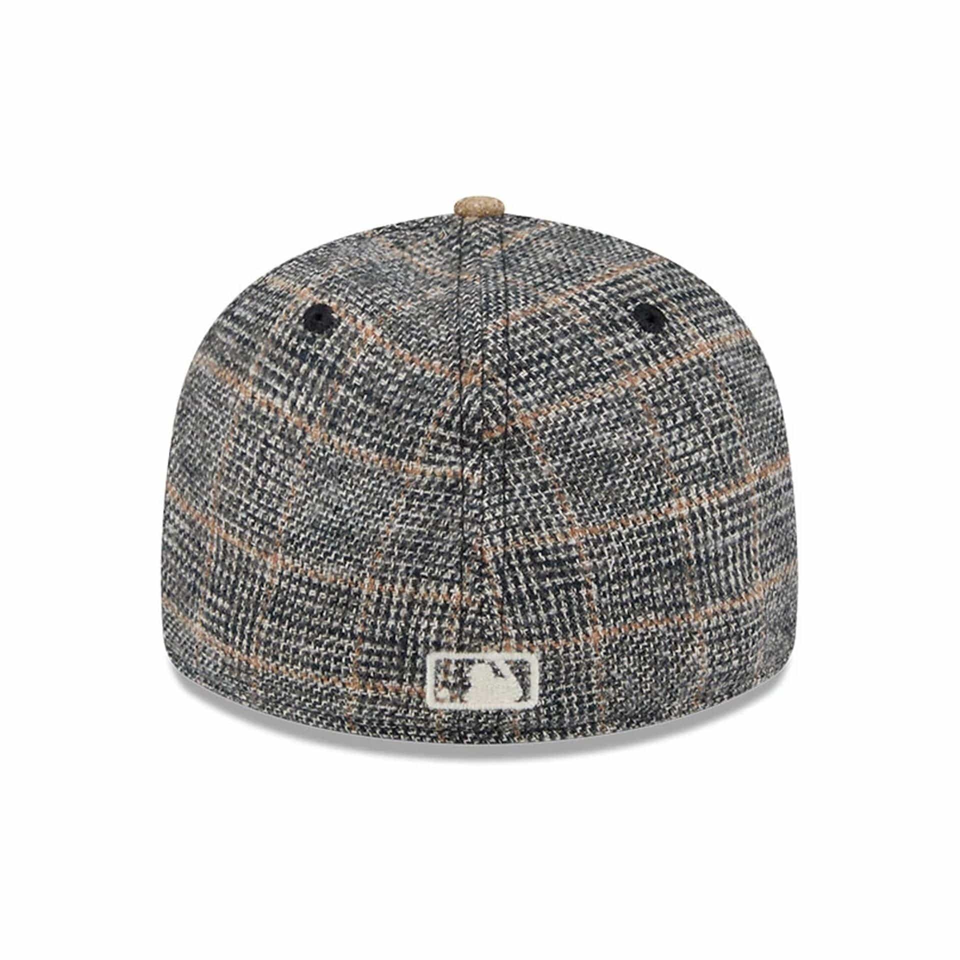Arizona Diamondbacks MLB Vintage Tweed Open Blue Retro Crown 59FIFTY Fitted Cap - Image 5