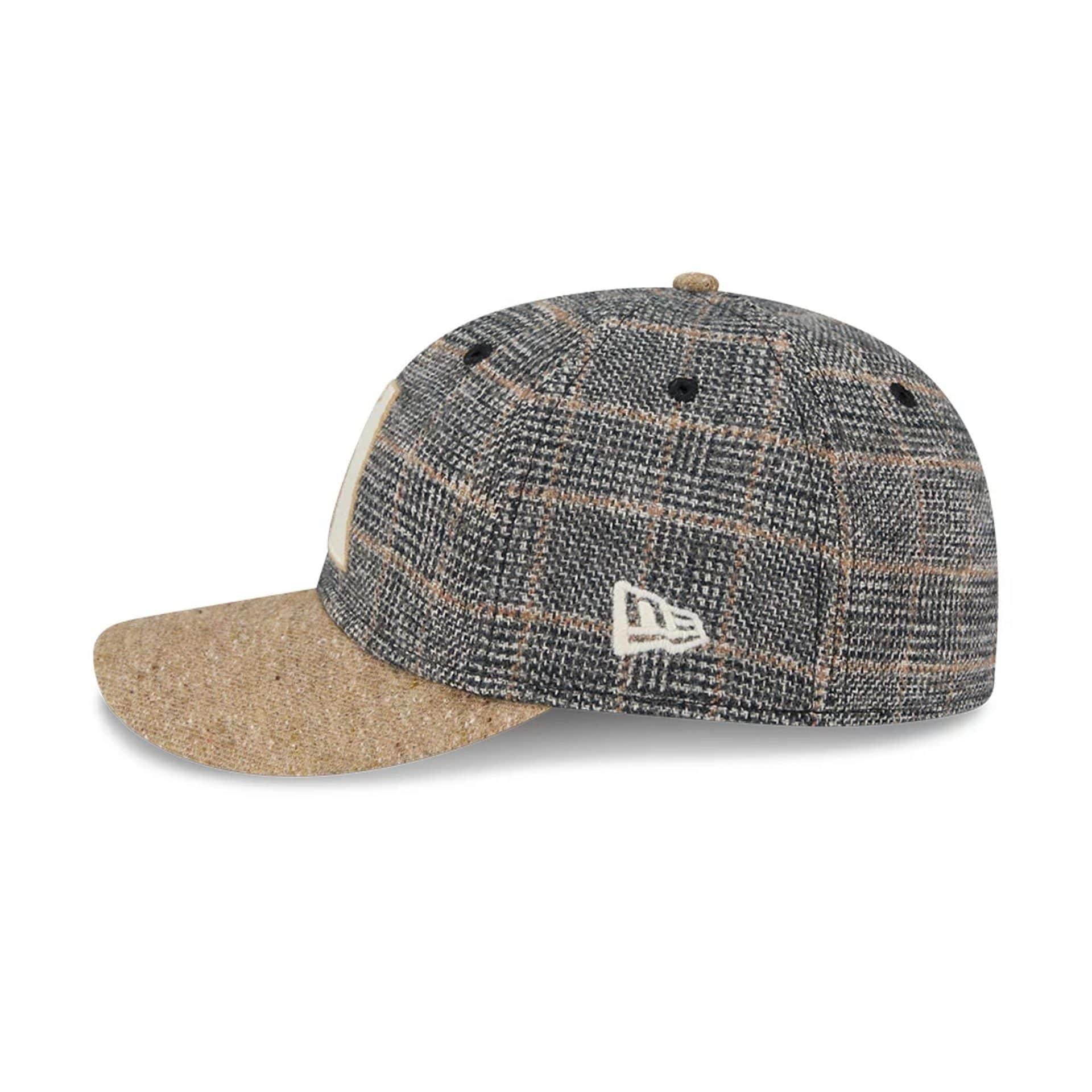 Arizona Diamondbacks MLB Vintage Tweed Open Blue Retro Crown 59FIFTY Fitted Cap - Image 6