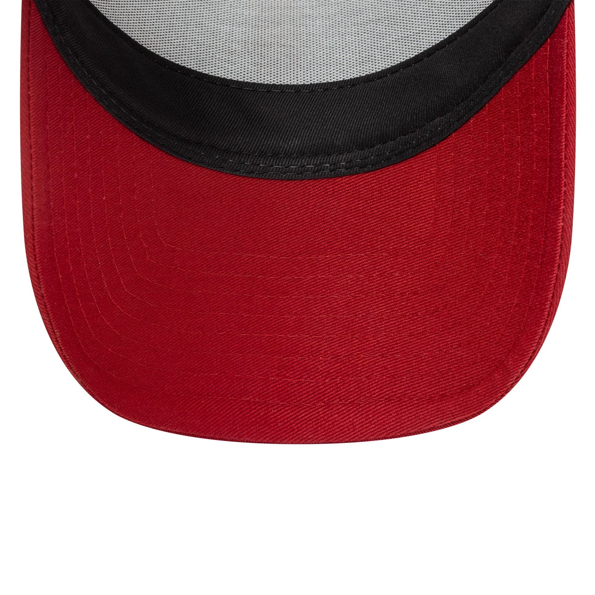 AS Roma Dark Red 9FORTY A-Frame Trucker Cap - Image 7