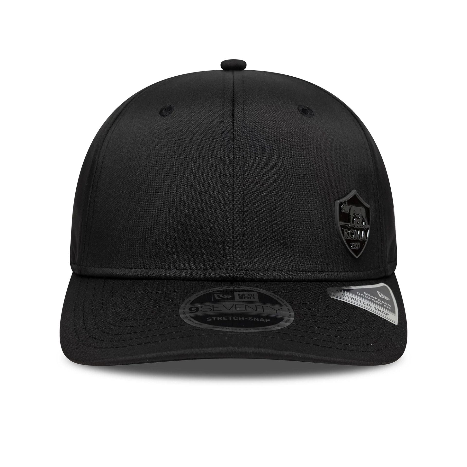AS Roma Flawless Pin Black 9SEVENTY Stretch Snap Cap - Image 2