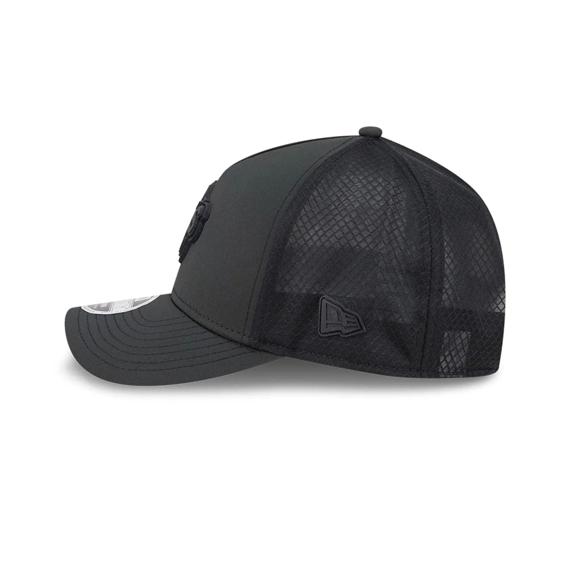Athletics MLB Badged Black 9FORTY M-Crown A-Frame Trucker Adjustable Cap - Image 5