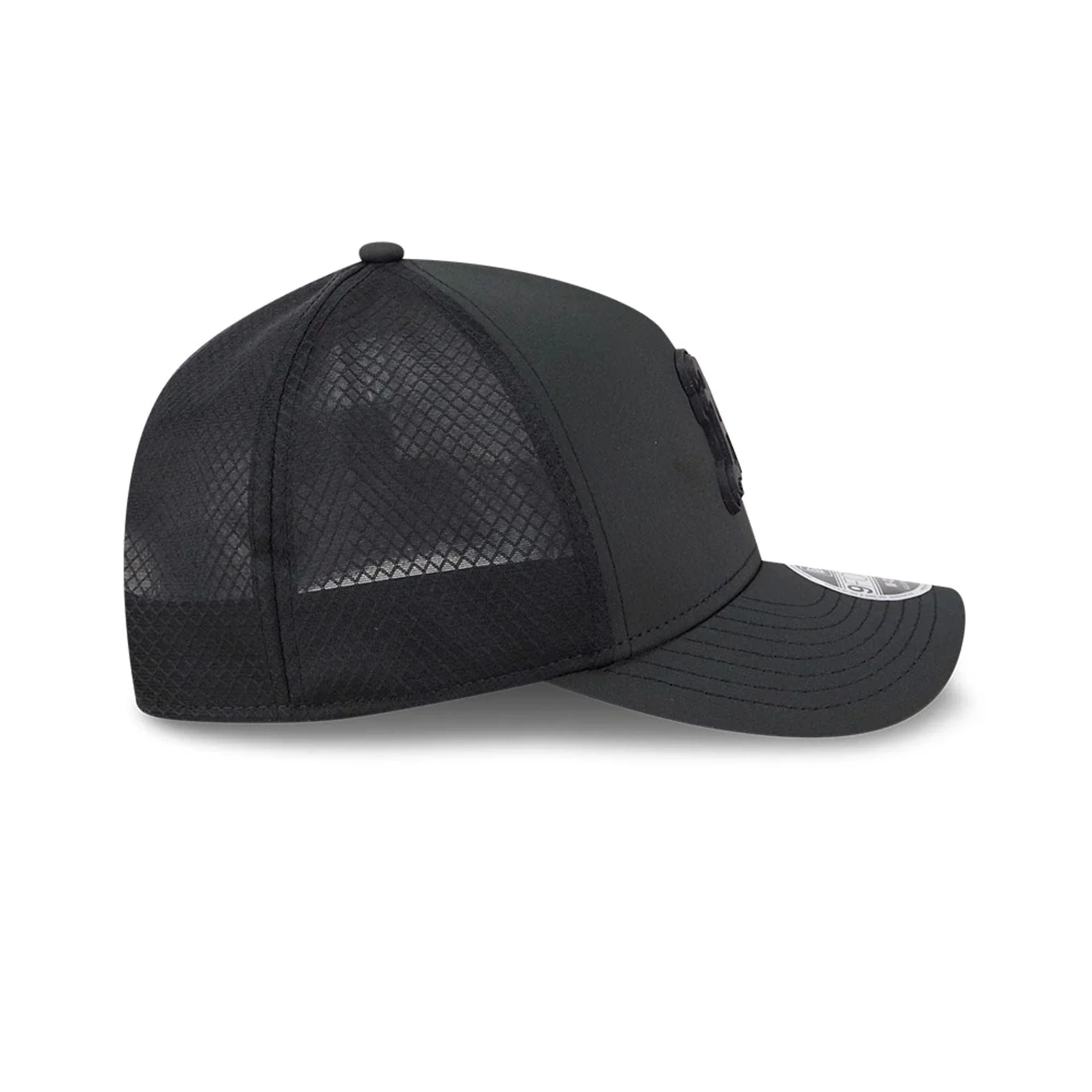 Athletics MLB Badged Black 9FORTY M-Crown A-Frame Trucker Adjustable Cap - Image 6