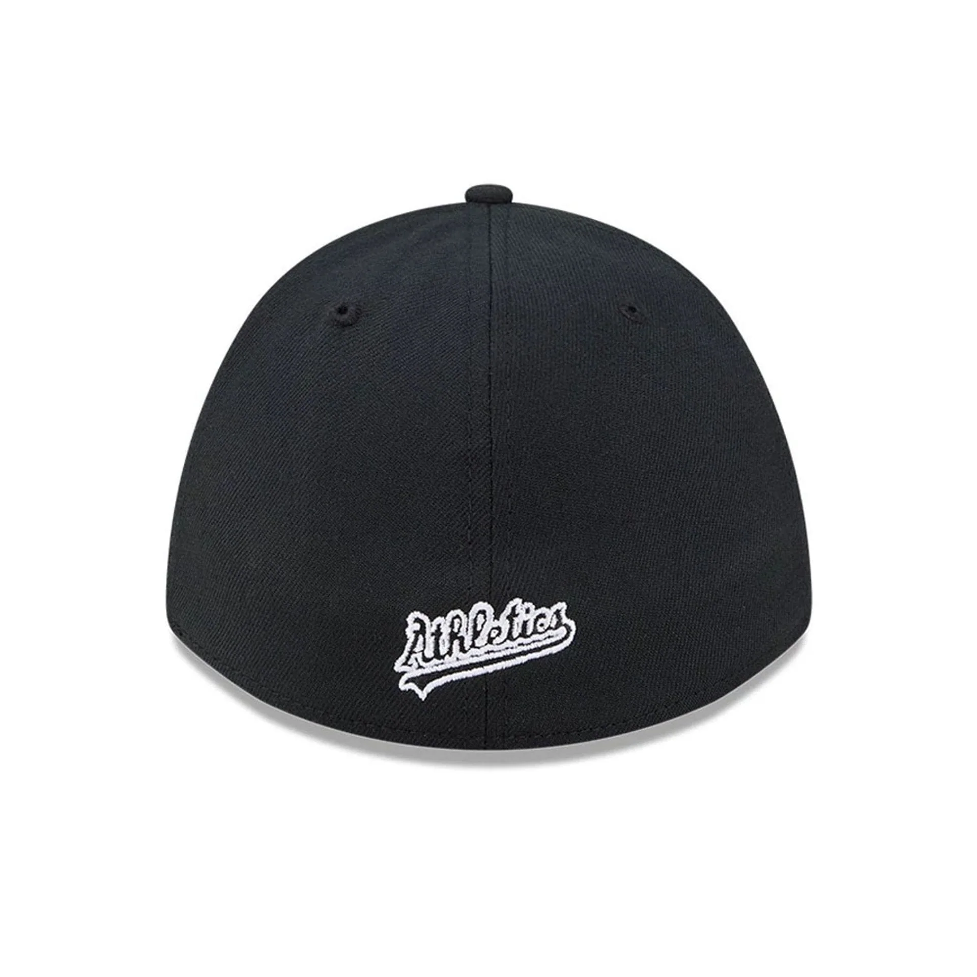 Athletics MLB Black 39THIRTY M-Crown Stretch Fit Cap - Image 3