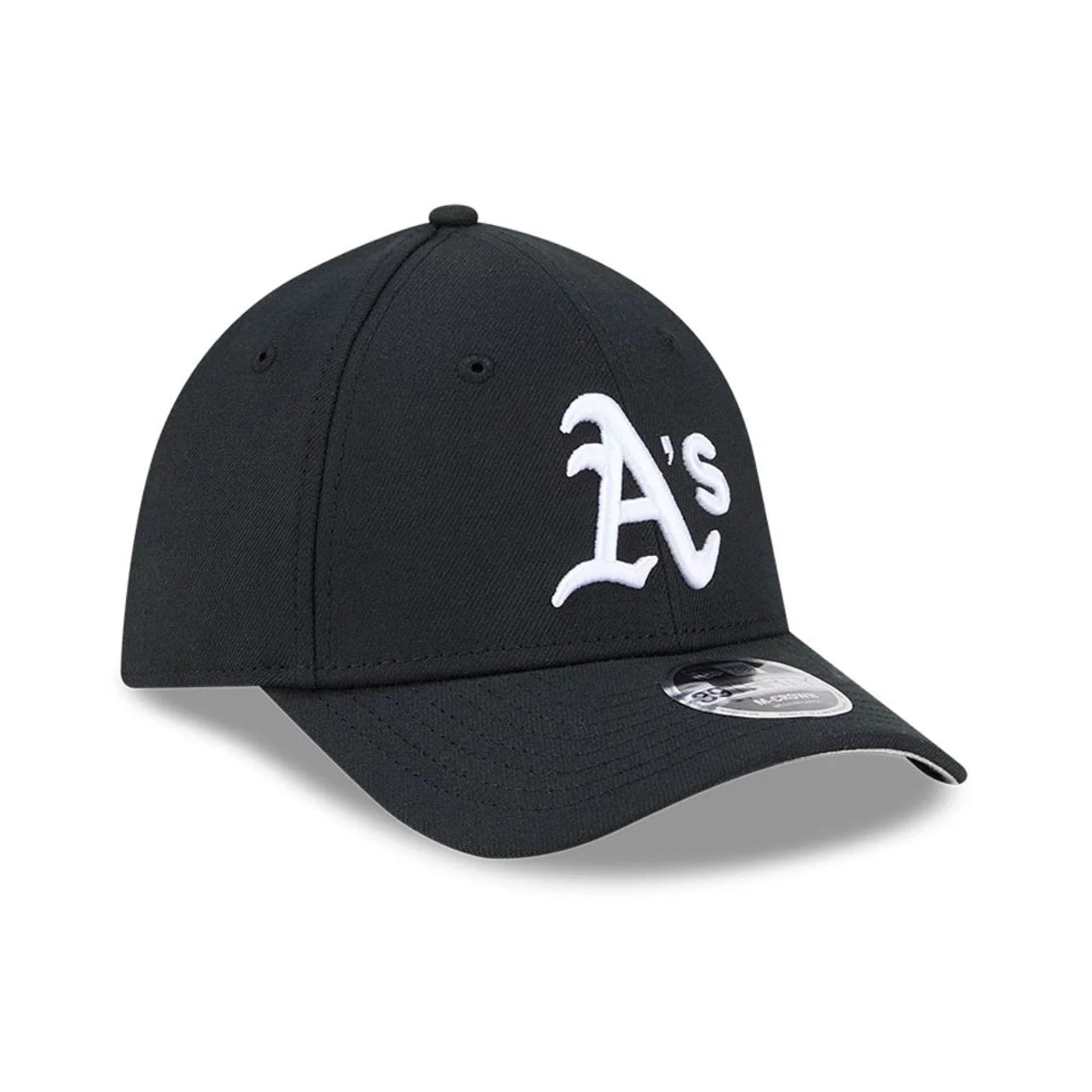 Athletics MLB Black 39THIRTY M-Crown Stretch Fit Cap - Image 5