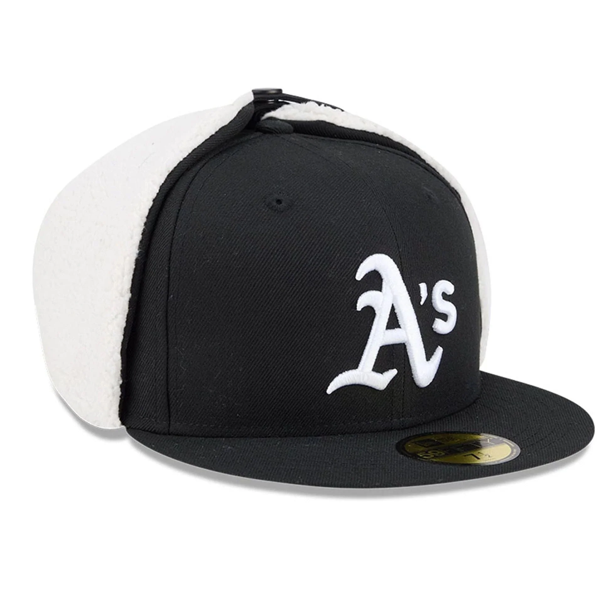 Athletics MLB Classic Black Dogear 59FIFTY Fitted Cap - Image 4