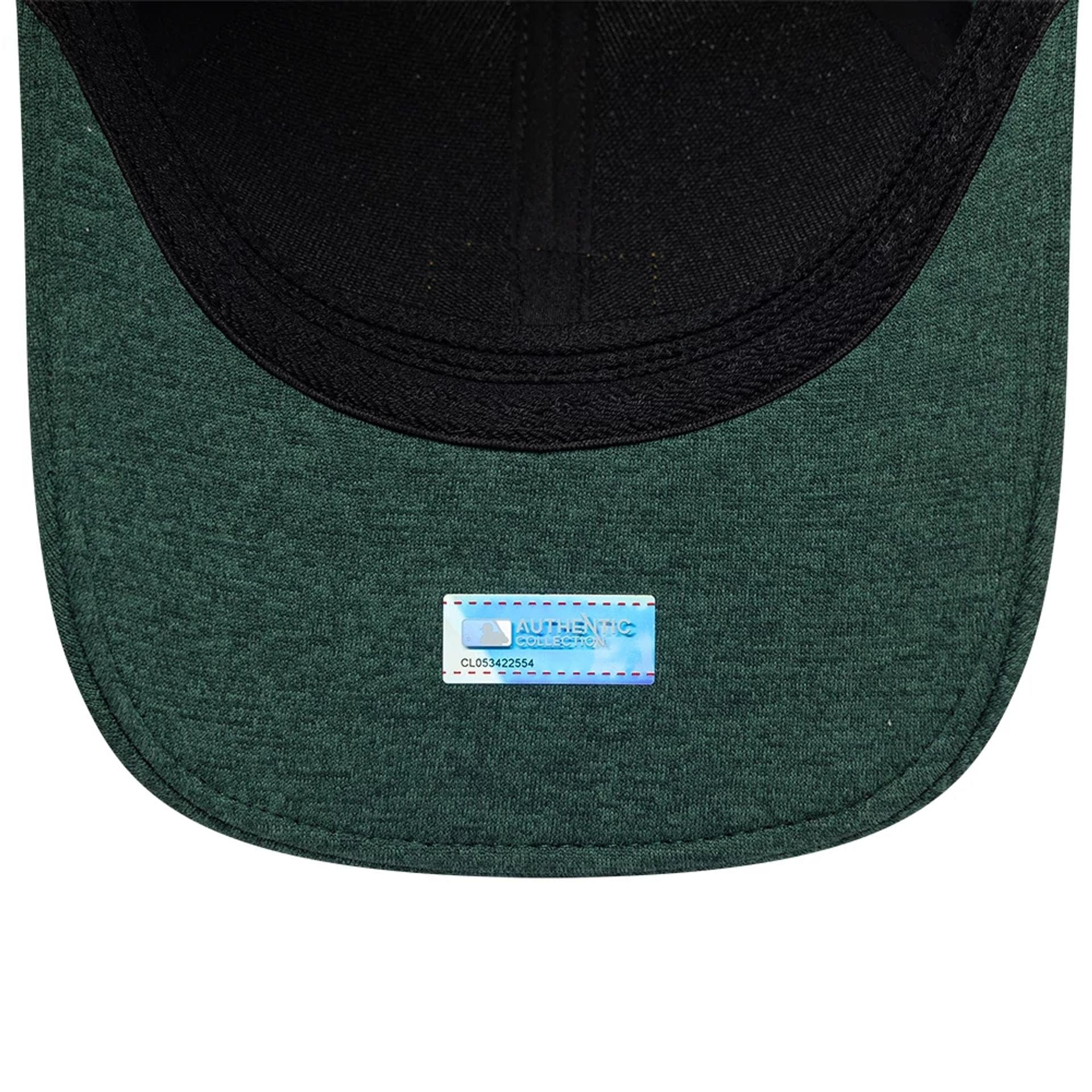 Athletics MLB Clubhouse Dark Green 39THIRTY Infinity Stretch Fit Cap - Image 7