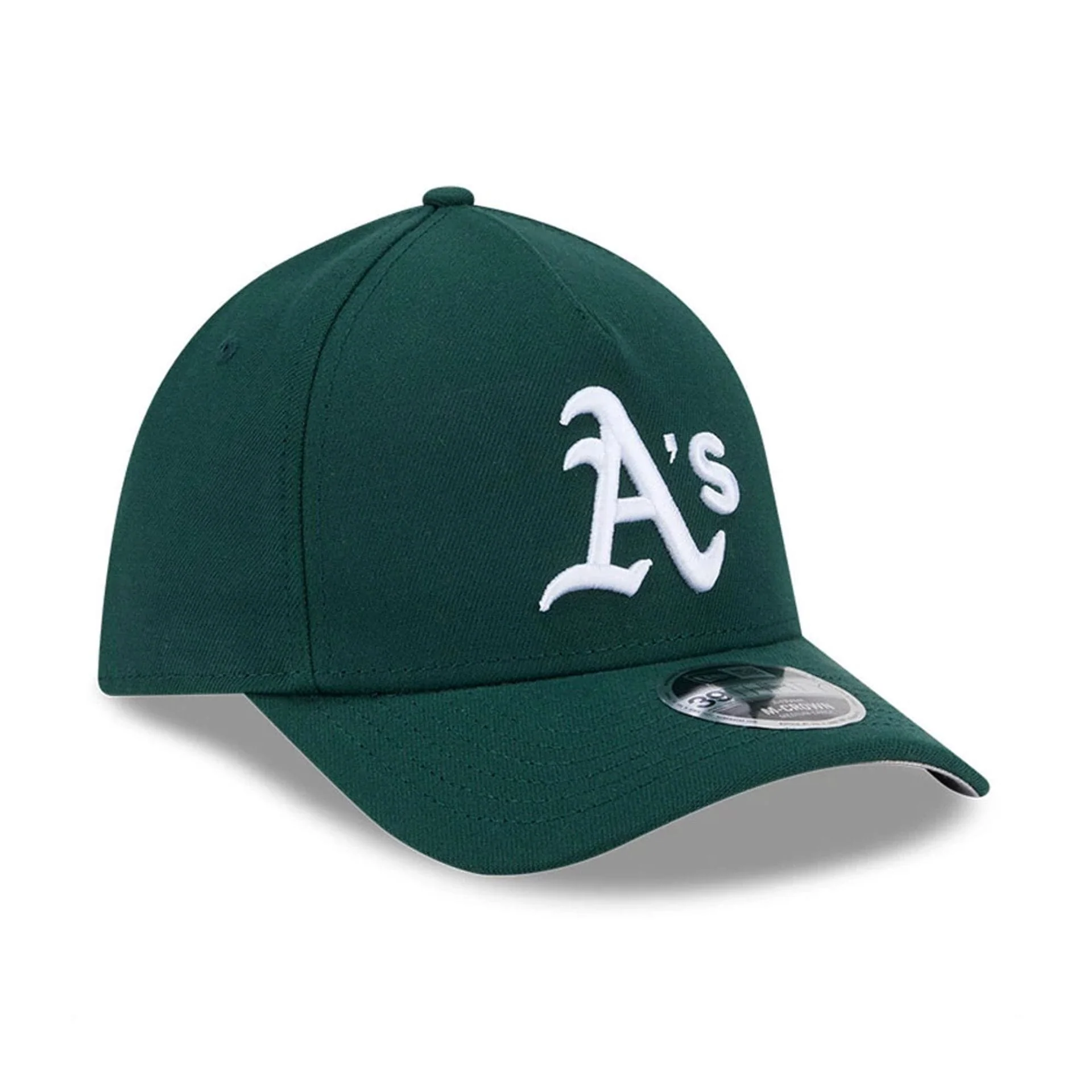 Athletics MLB Dark Green 39THIRTY M-Crown A-Frame Stretch Fit Cap - Image 4