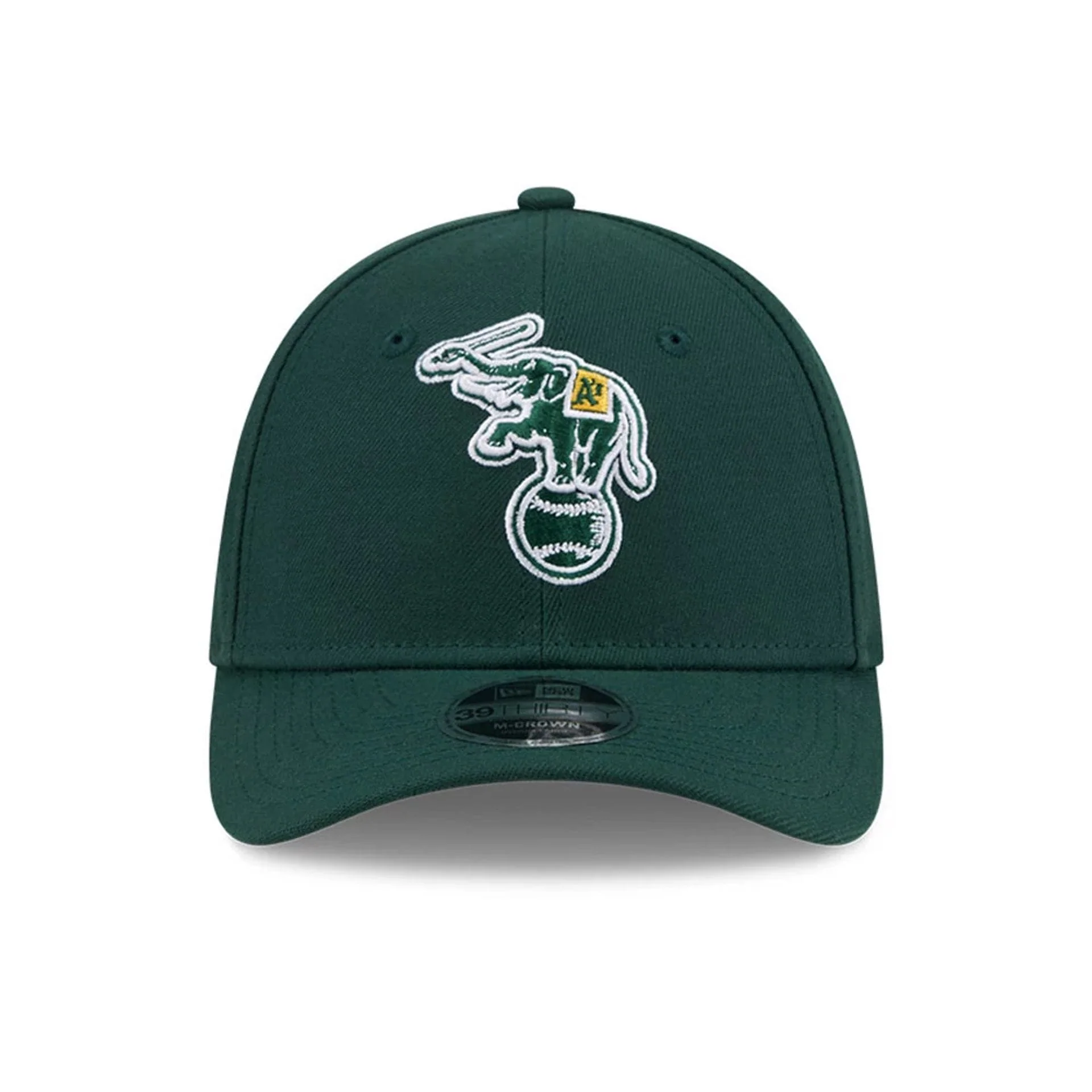 Athletics MLB Dark Green 39THIRTY M-Crown Stretch Fit Cap - Image 3
