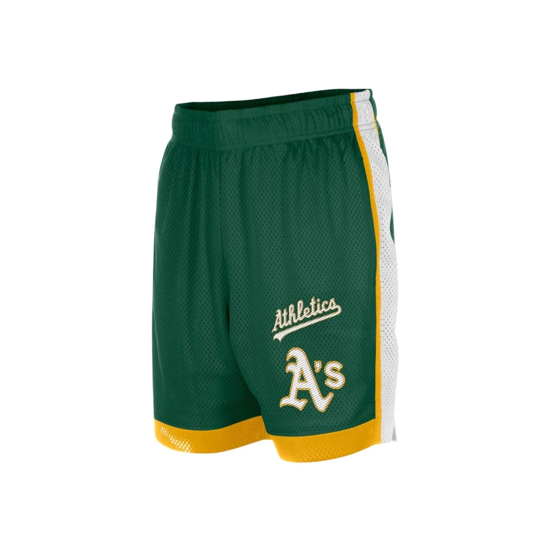 Athletics MLB Dark Green Mesh Shorts - Image 2