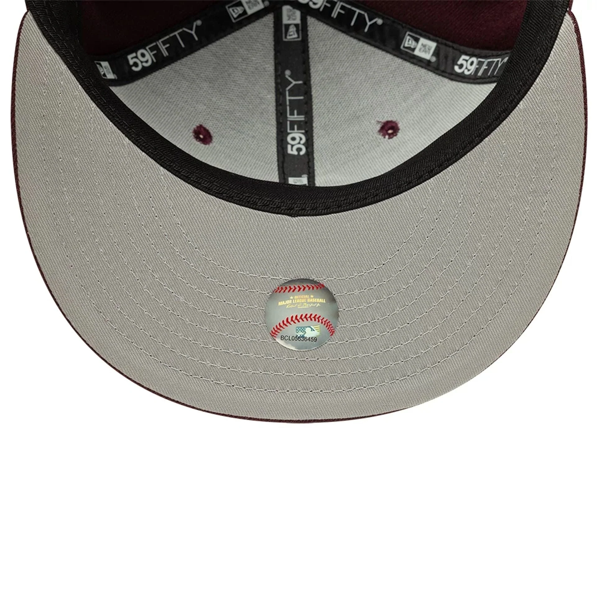 Athletics MLB Dark Purple 59FIFTY Fitted Cap - Image 2