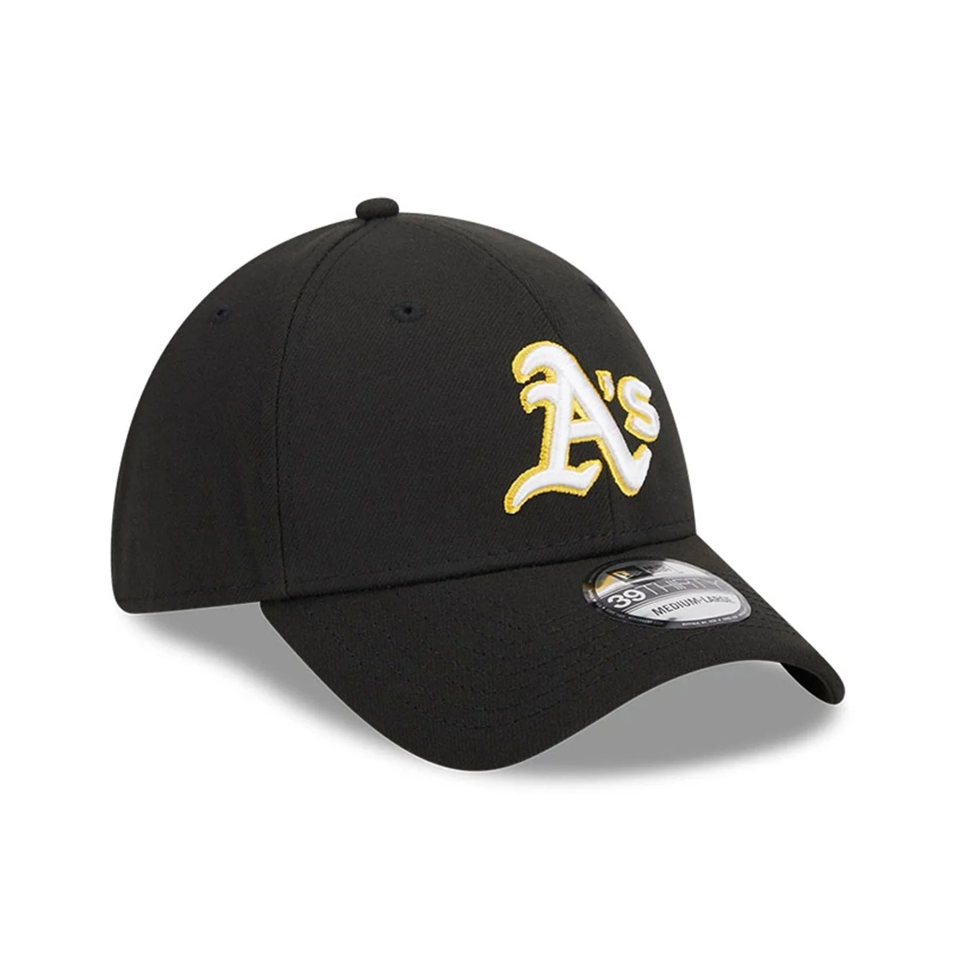 Athletics MLB Evergreen Black 39THIRTY Stretch Fit Cap - Image 3