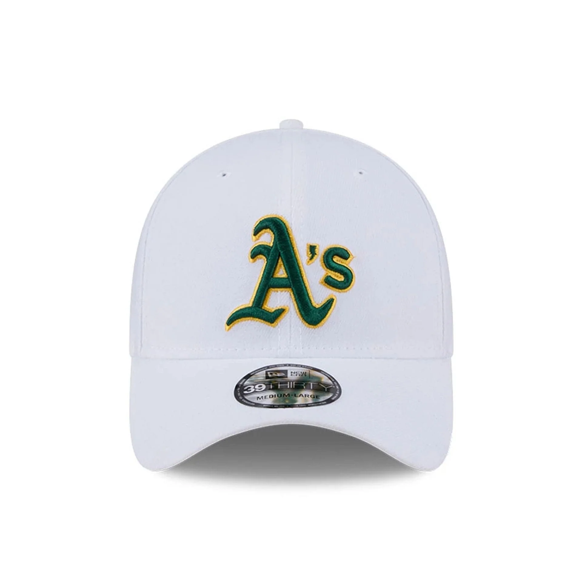 Athletics MLB Evergreen White 39THIRTY Stretch Fit Cap - Image 2