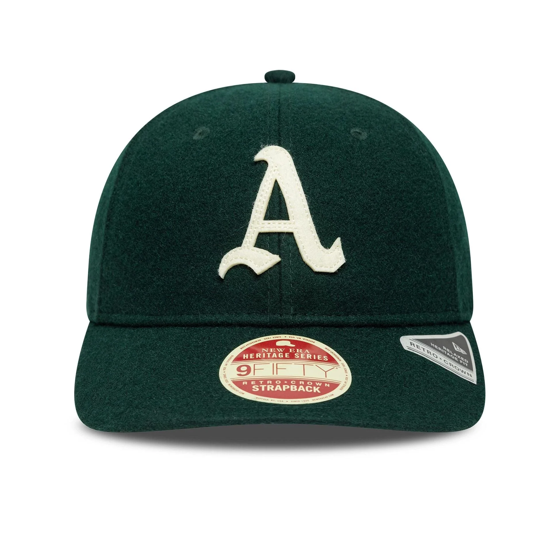 Athletics MLB Heritage Dark Green Retro Crown 9FIFTY Cap - Image 2