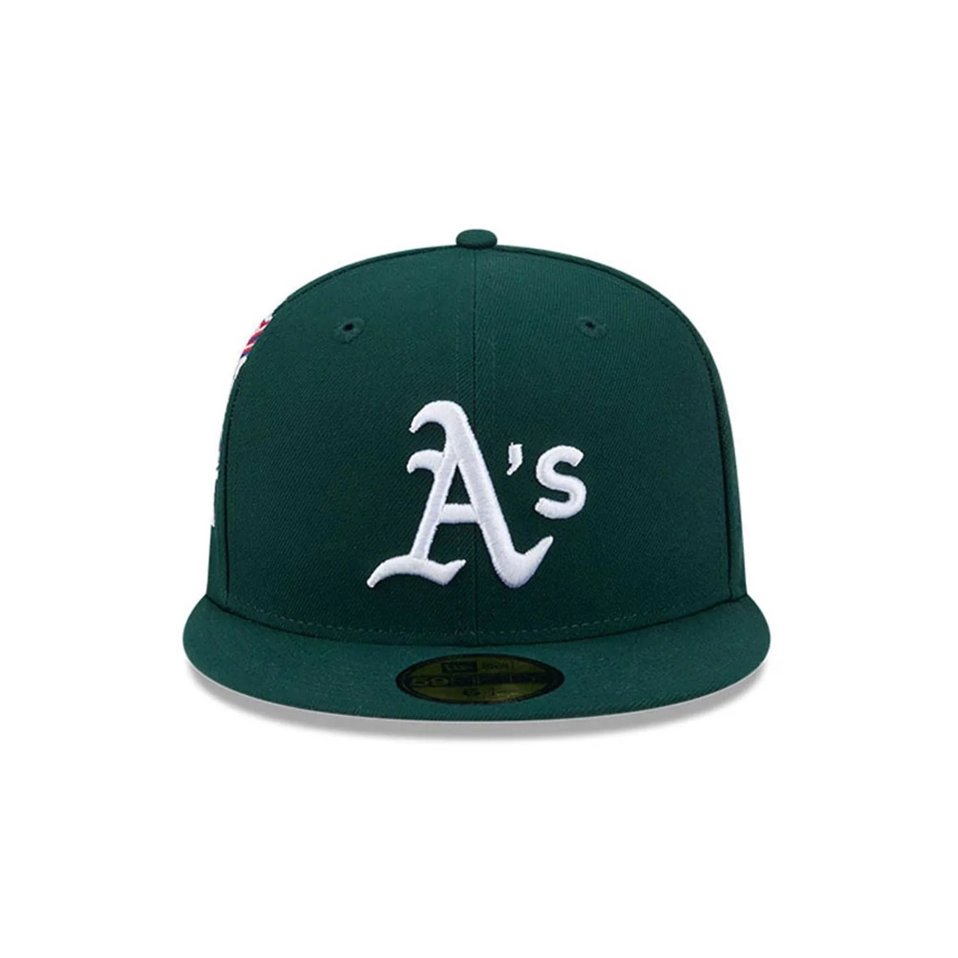Athletics MLB Hidden Hit Dark Green 59FIFTY Fitted Cap - Image 3