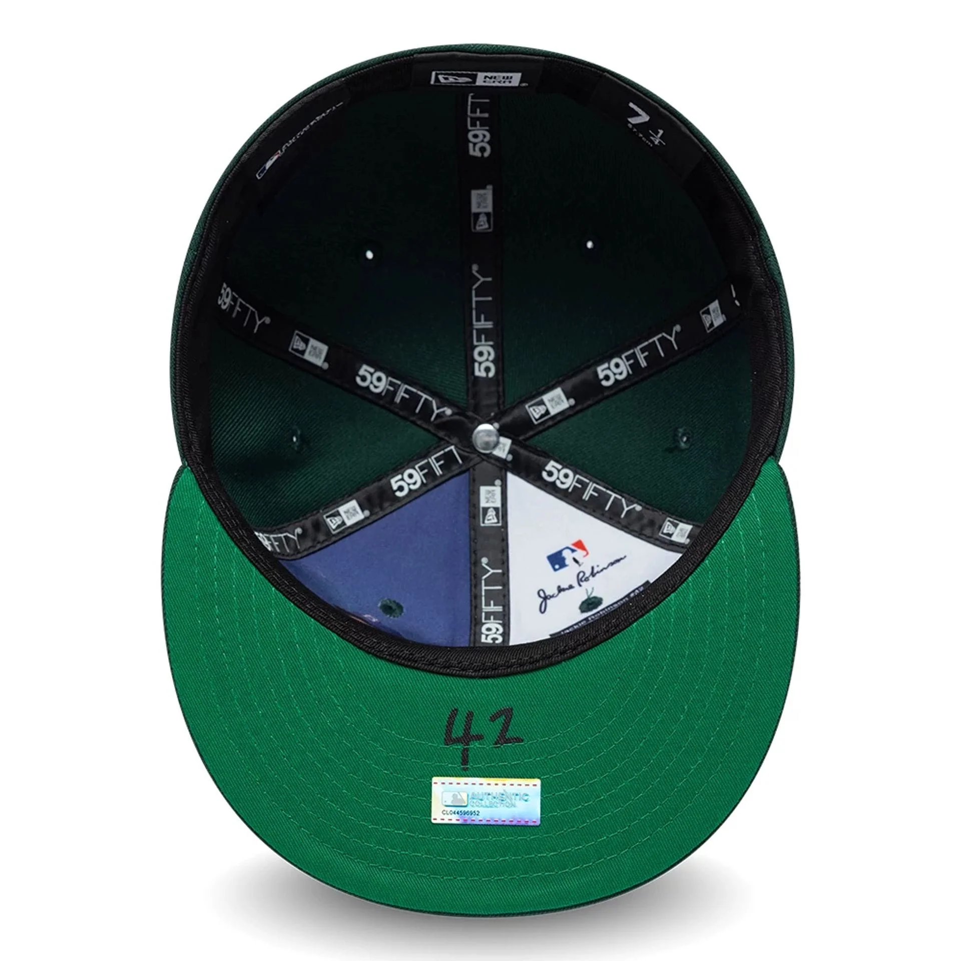 Athletics MLB Jackie Robinson Dark Green 59FIFTY Fitted Cap - Image 2