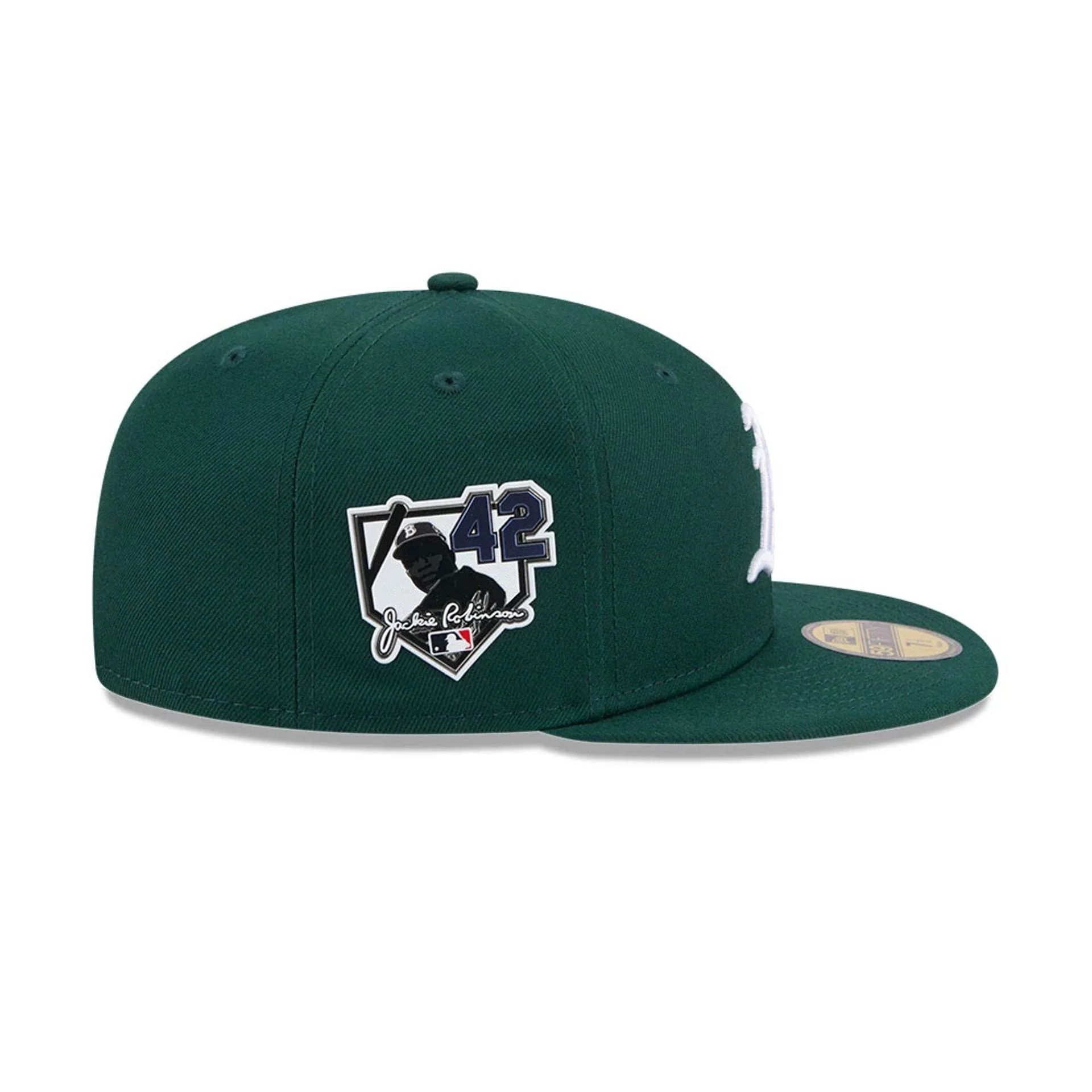 Athletics MLB Jackie Robinson Dark Green 59FIFTY Fitted Cap - Image 5