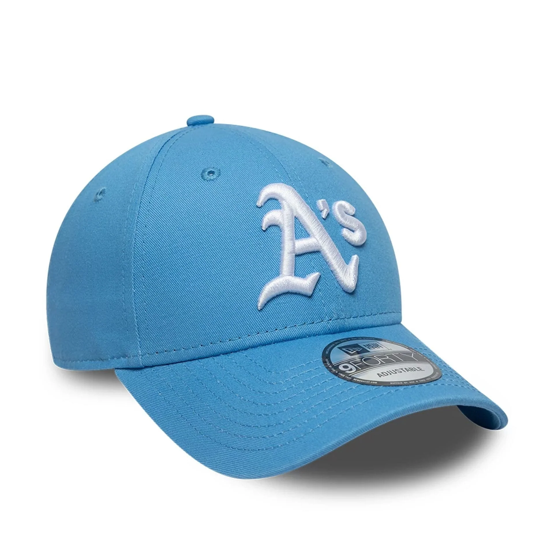 Athletics MLB League Essential Pastel Blue 9FORTY Adjustable Cap - Image 3