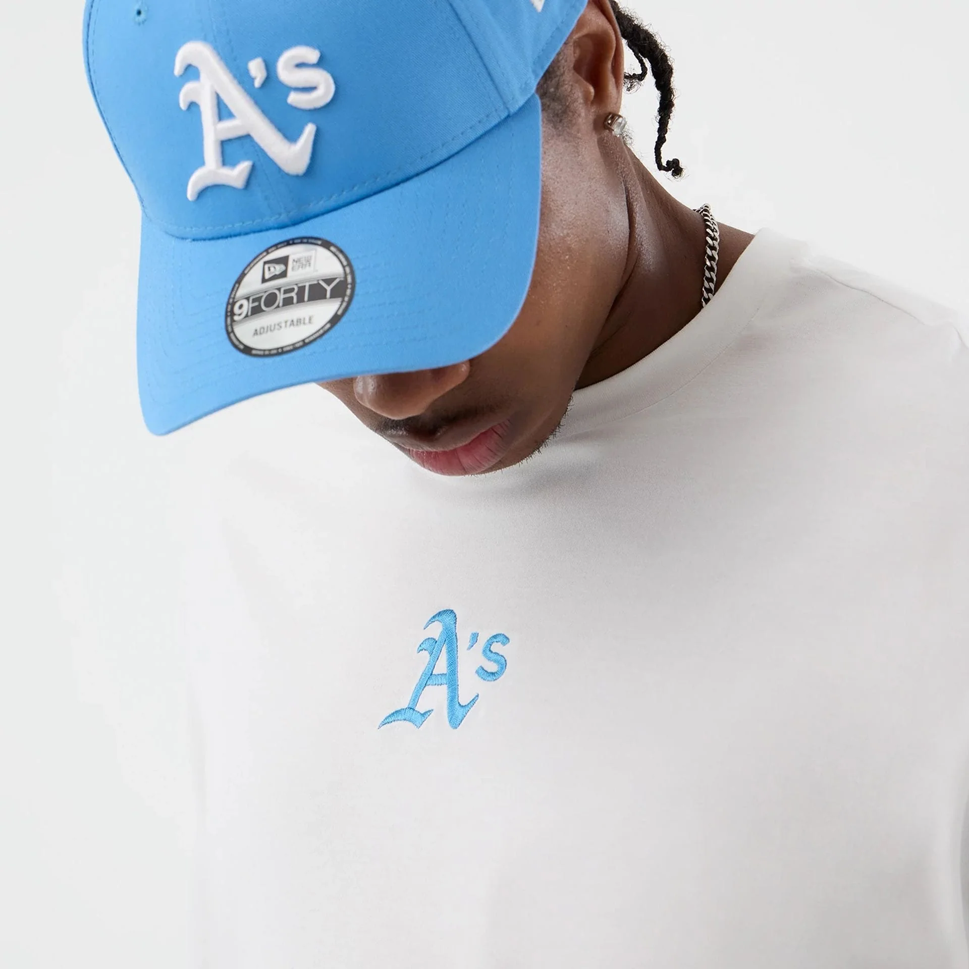 Athletics MLB League Essential White Oversized T-Shirt - Image 5