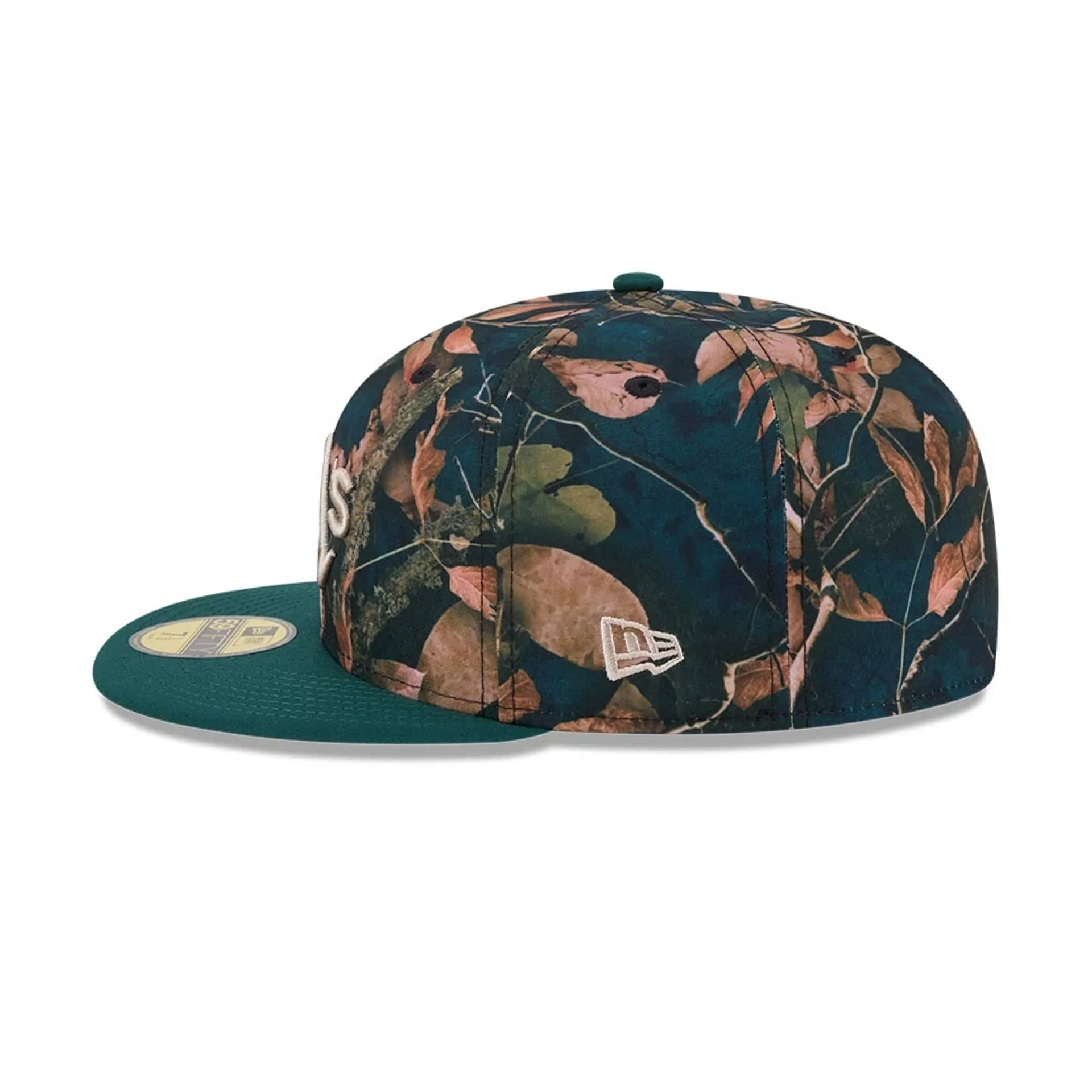 Athletics MLB Leaves Dark Green 59FIFTY Fitted Cap - Image 5