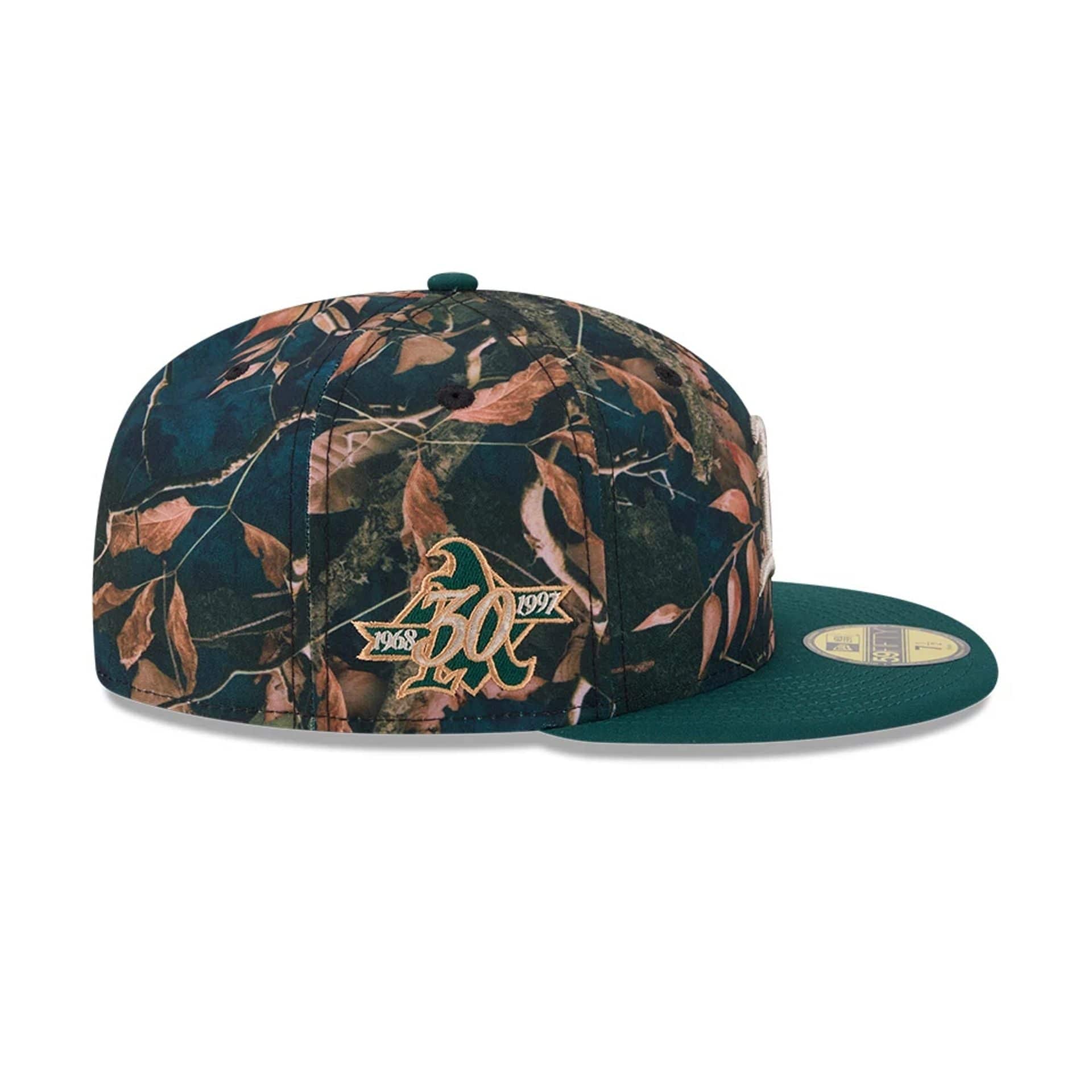 Athletics MLB Leaves Dark Green 59FIFTY Fitted Cap - Image 6