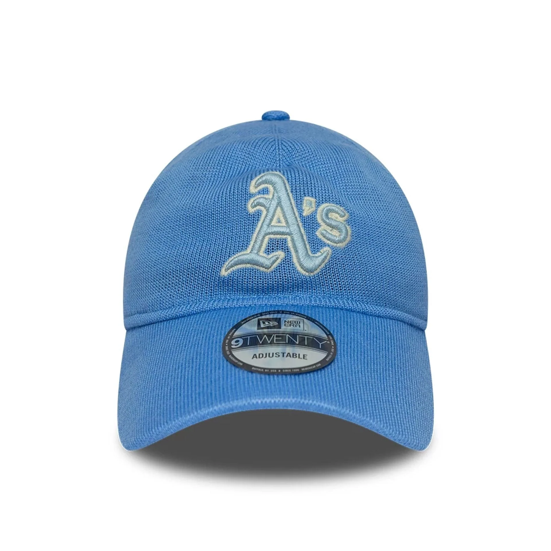 Athletics MLB Merino Wool Pastel Blue 9TWENTY Adjustable Cap - Image 2